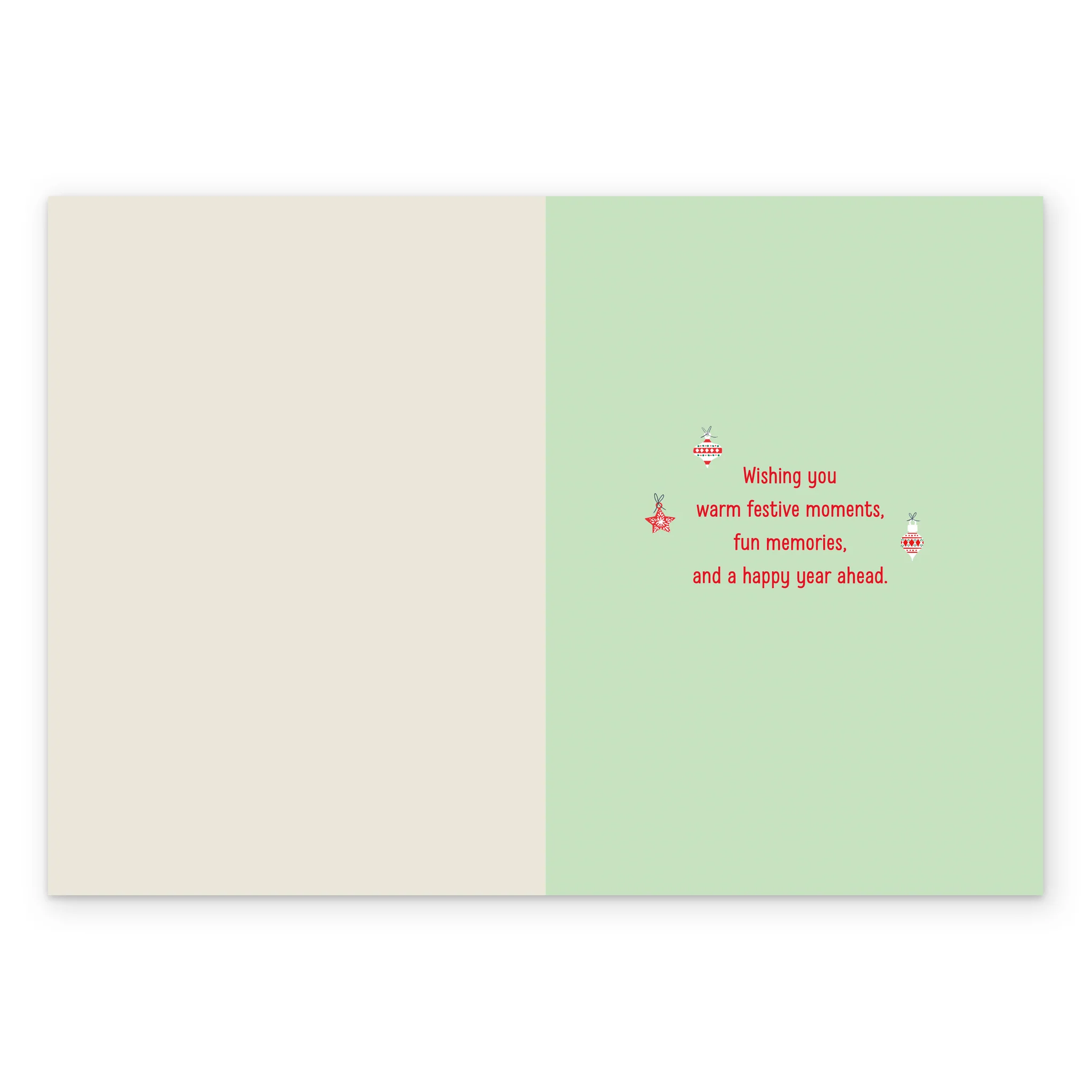 Personalised 'Text Filled Tree' Christmas Card - Image 3