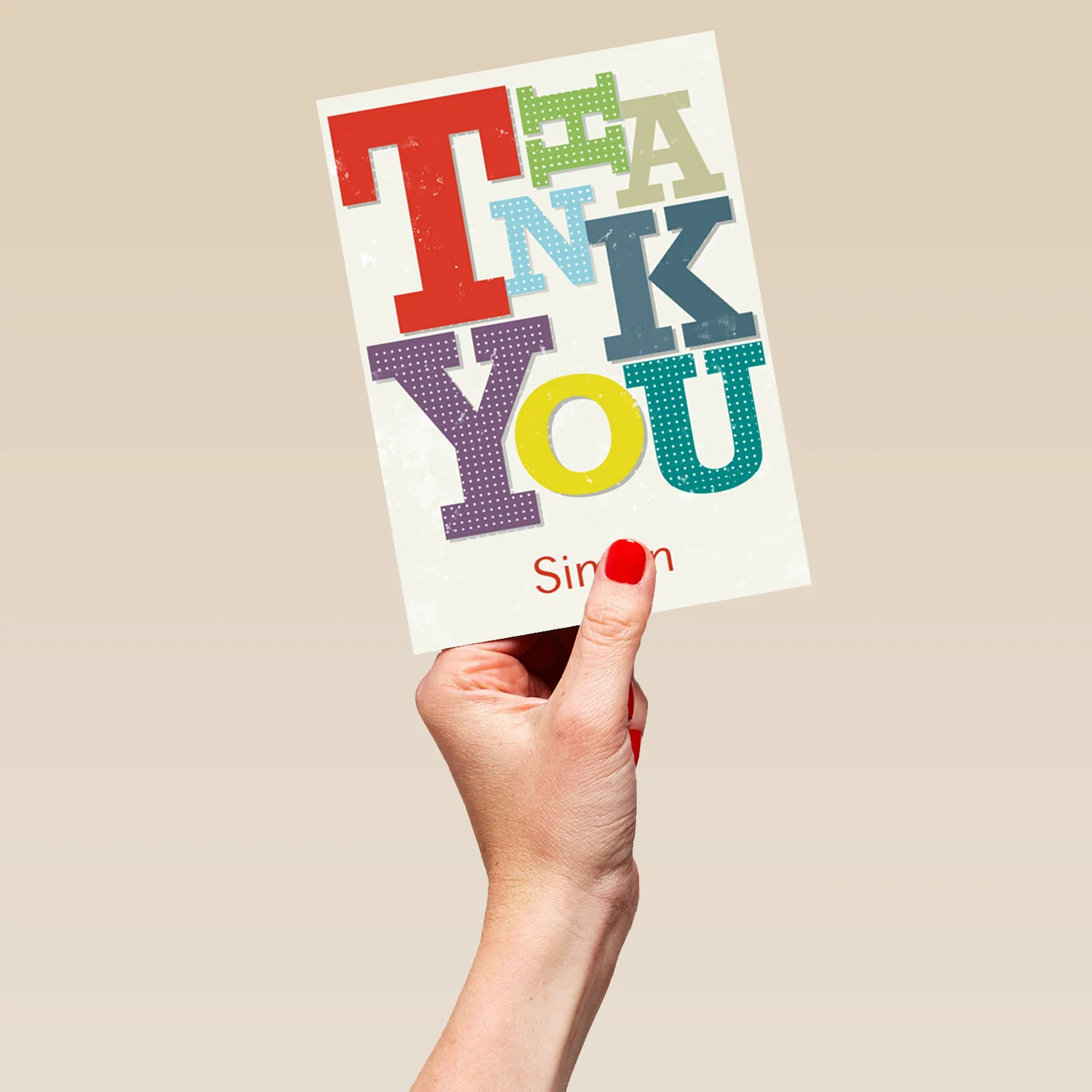 Personalised Thank You Card - Image 5