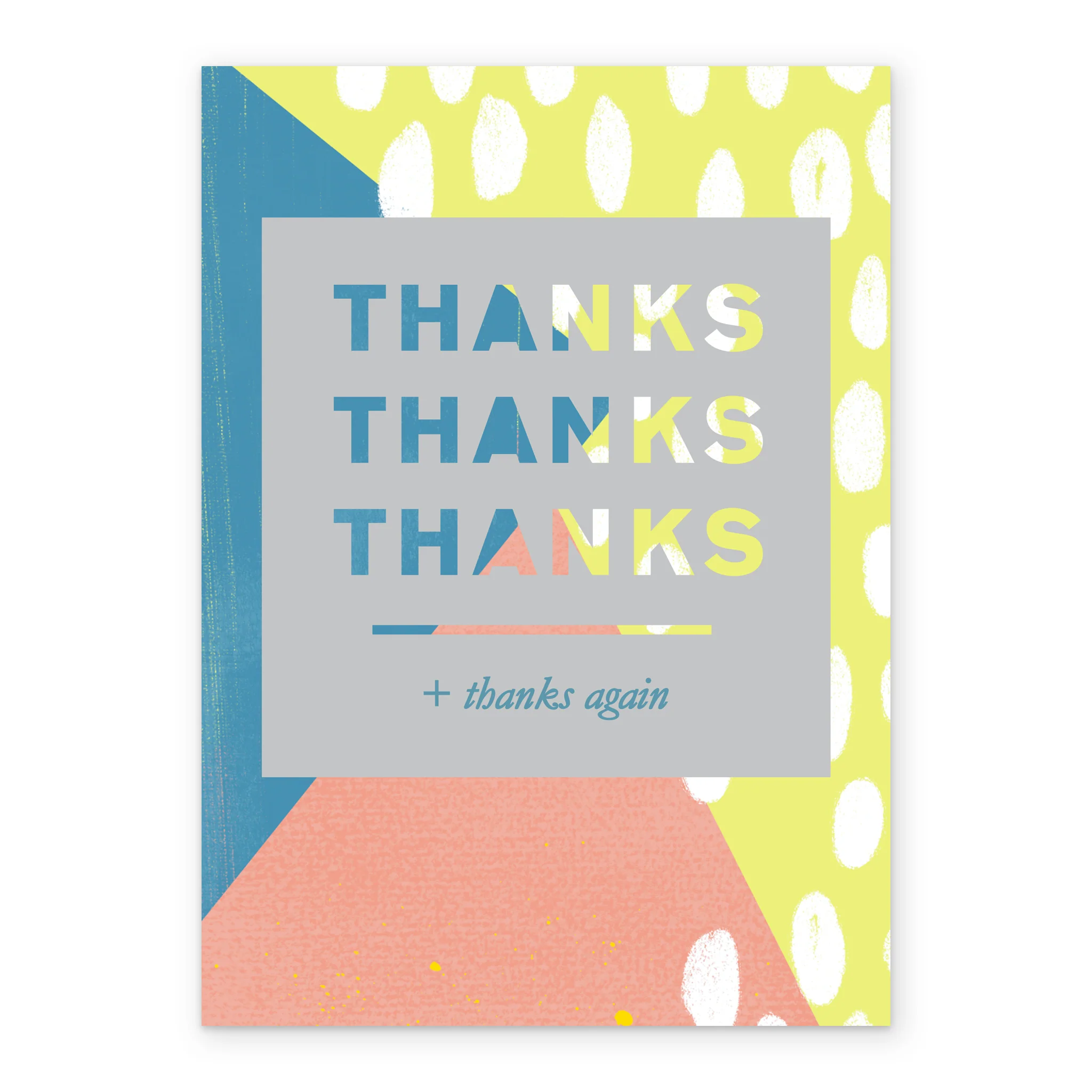 Personalised Thank You Repeat Pattern Card - Image 2