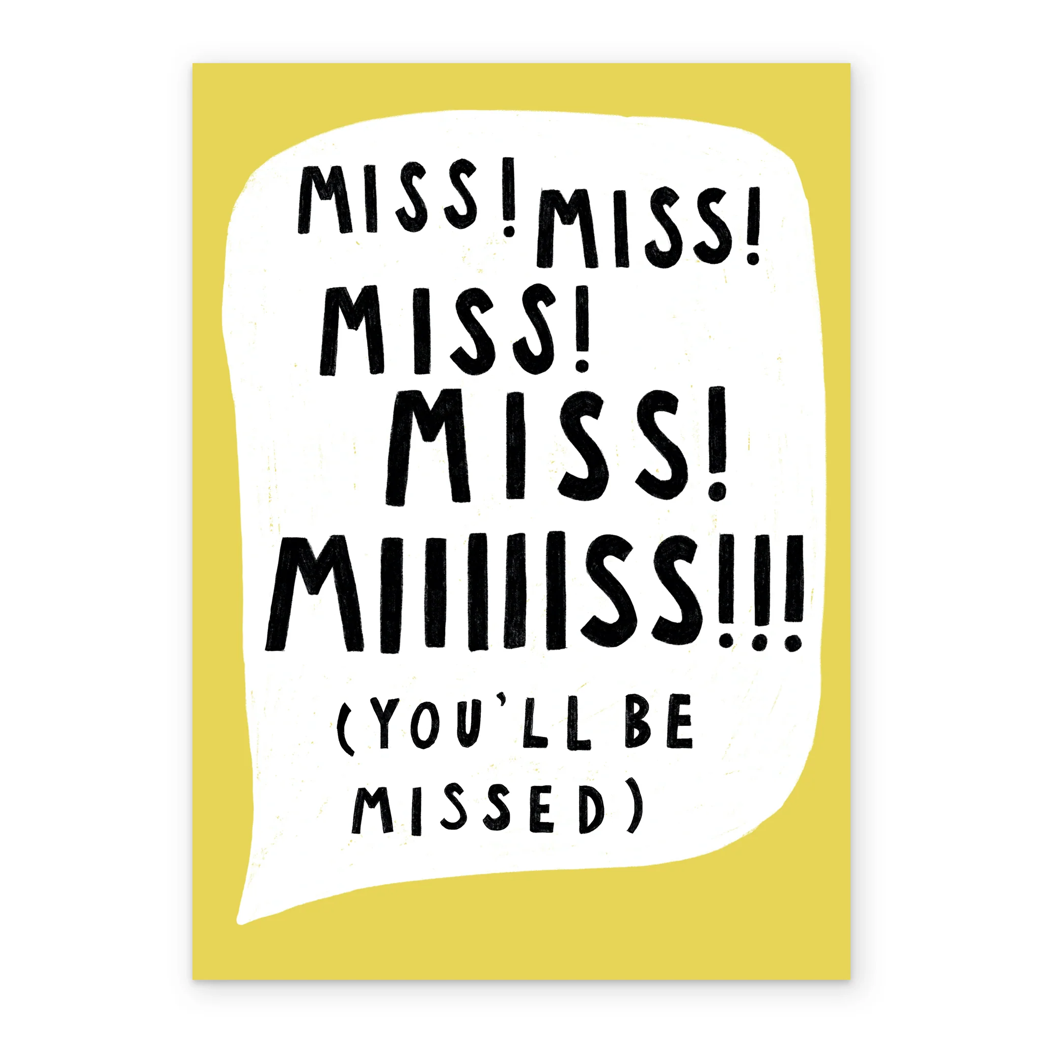 Personalised Thank You Teacher Speech Bubble Card - Image 2