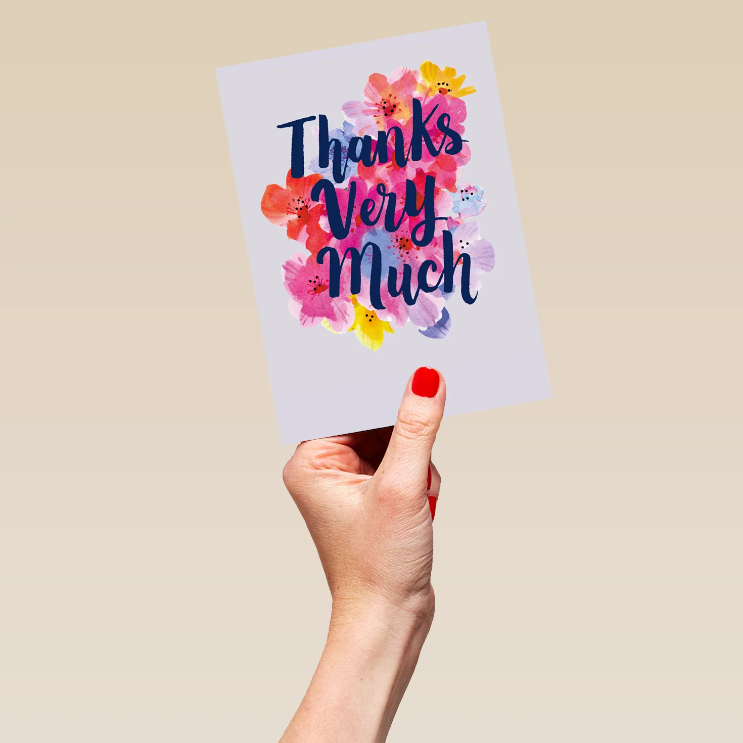 Personalised Thanks Very Much Card - Image 5