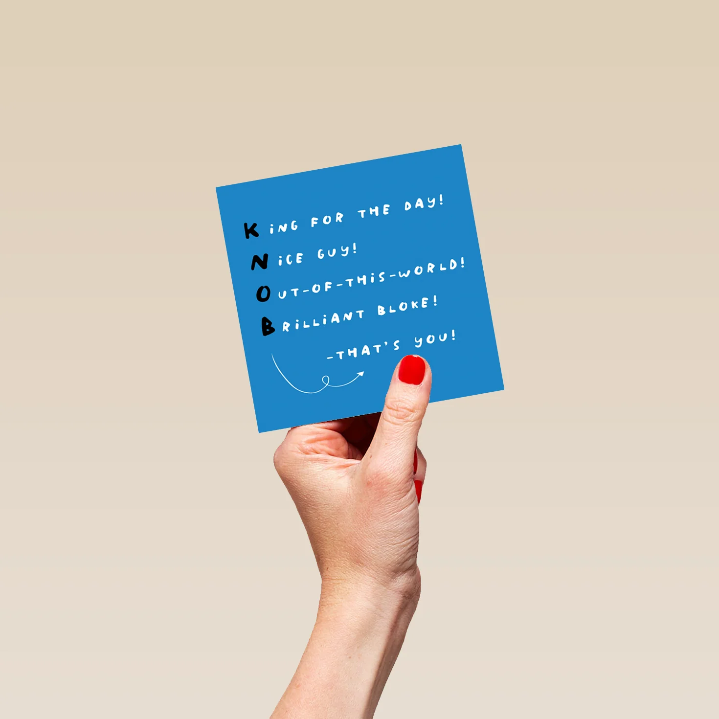 Personalised 'That's You' Text Led Funny Father's Day Card - Image 4