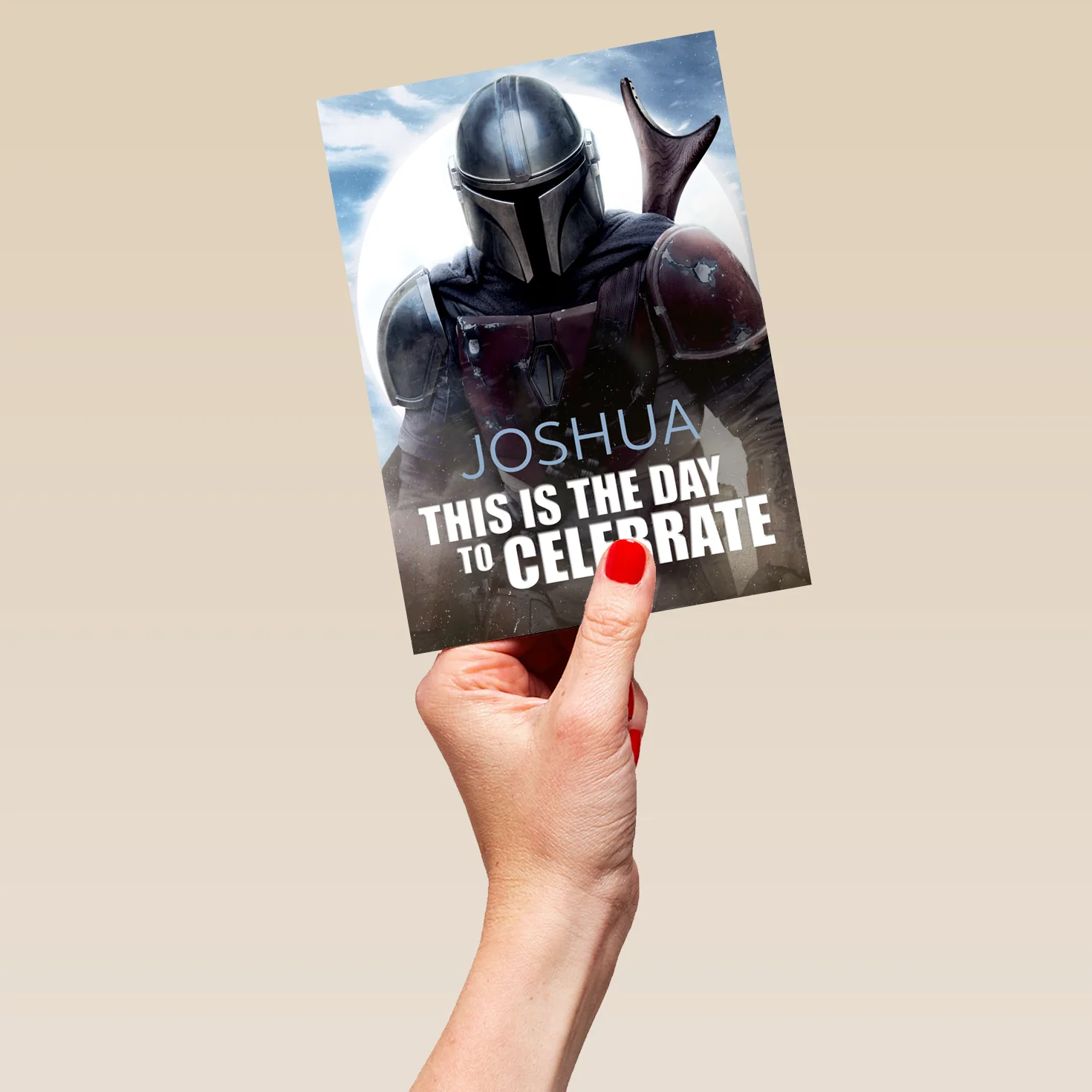 Personalised The Mandalorian™ Design Birthday Card - Image 5