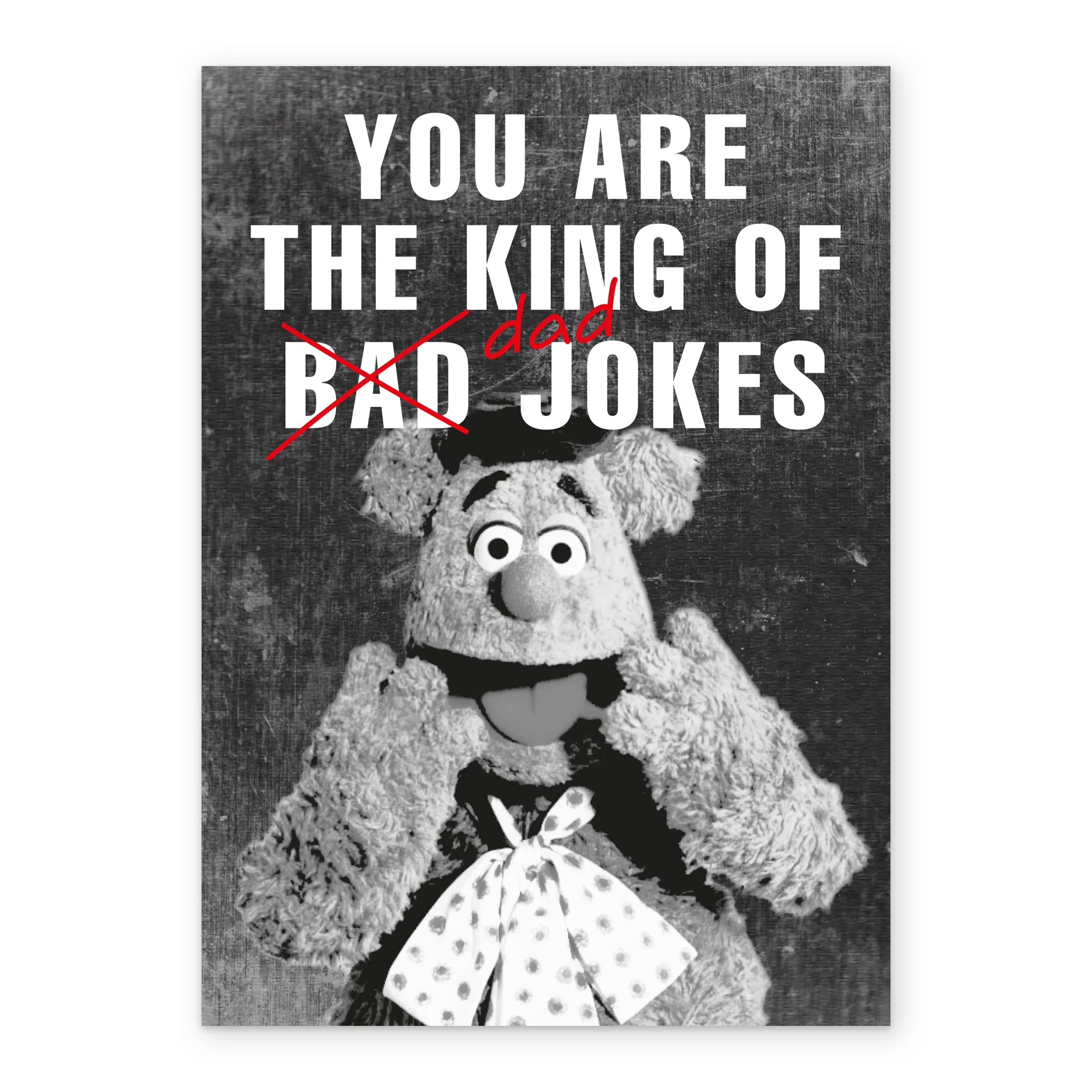 Personalised The Muppets 'King of Dad Jokes' Father's Day Card - Image 2