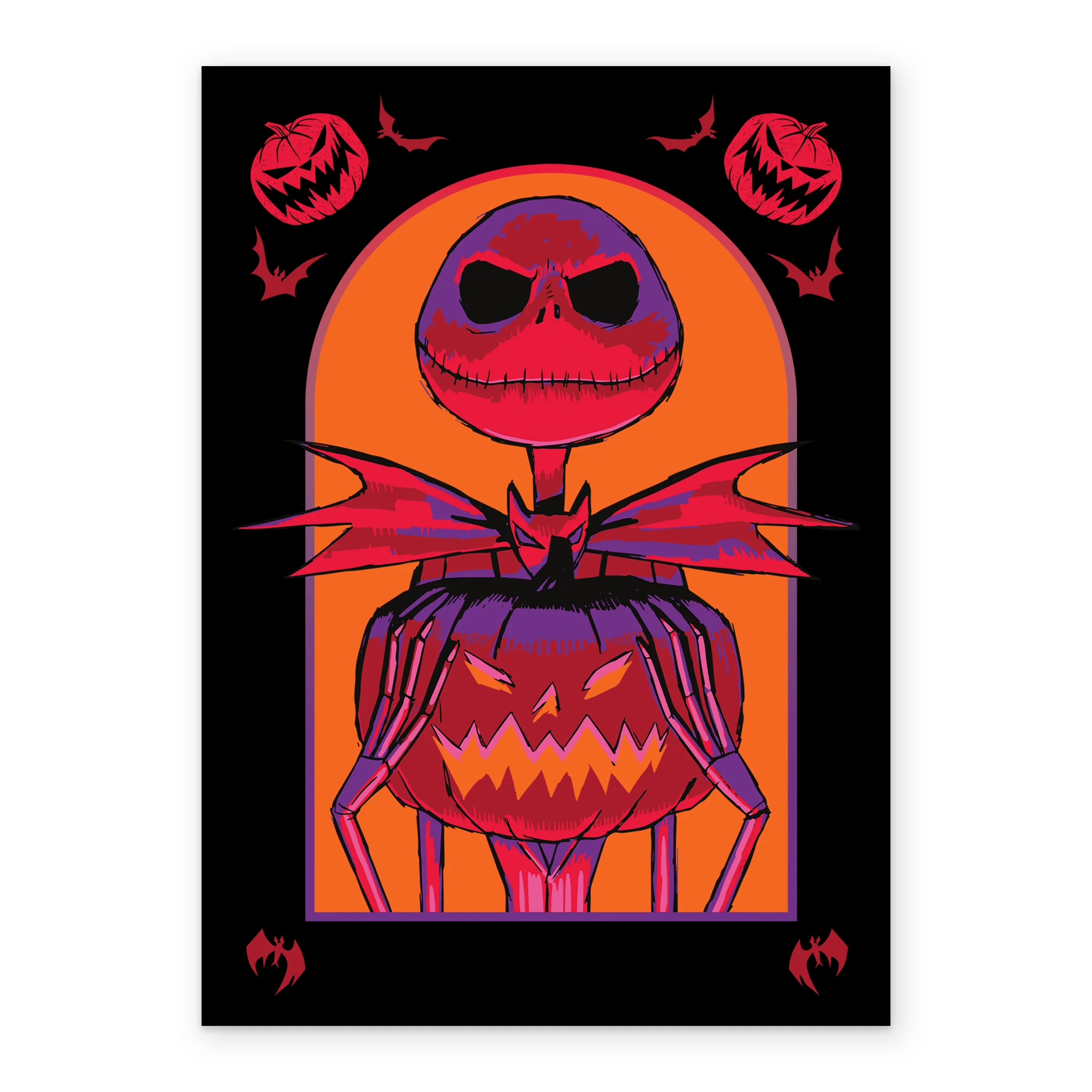 Personalised The Nightmare Before Christmas Pumpkin Halloween Card - Image 2