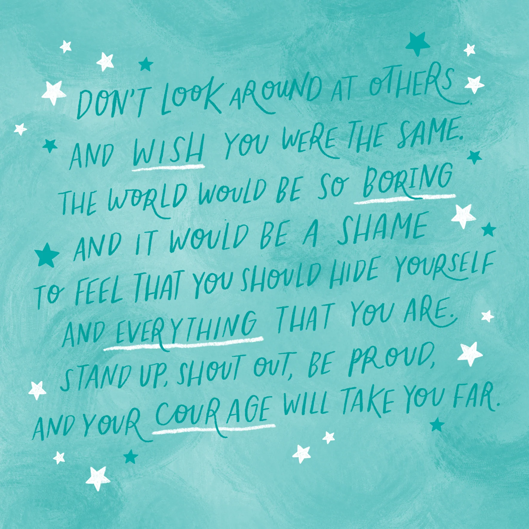 Personalised Thinking of You Card - INSPIRED Heartfelt Poem Design by Jen Sutton
