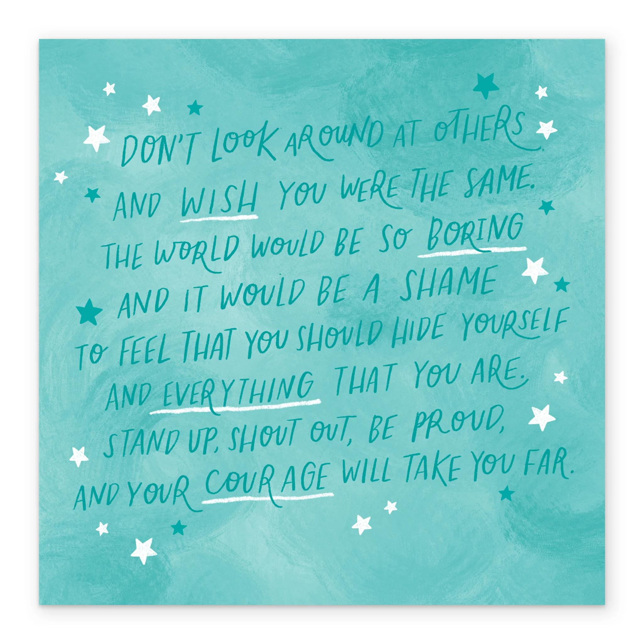 Personalised Thinking of You Card - INSPIRED Heartfelt Poem Design by Jen Sutton - Image 2