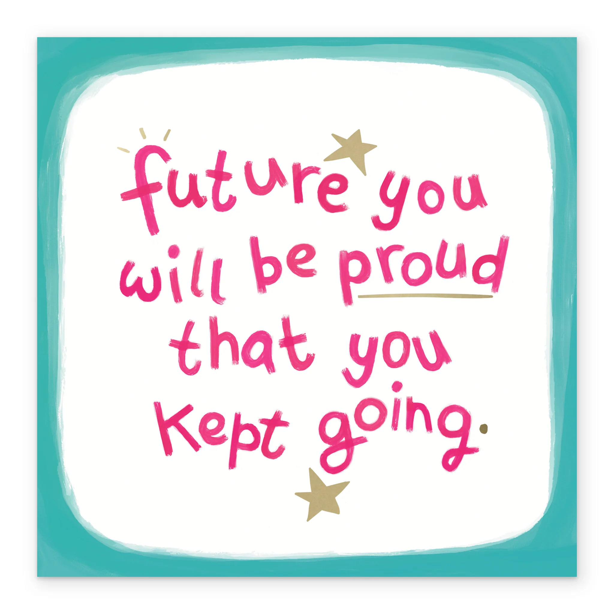 Personalised Thinking of You Card - INSPIRED Typography Design by Sarah Christou - Image 2