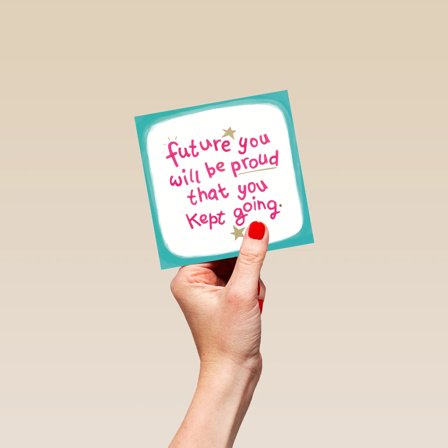 Personalised Thinking of You Card - INSPIRED Typography Design by Sarah Christou - Image 4
