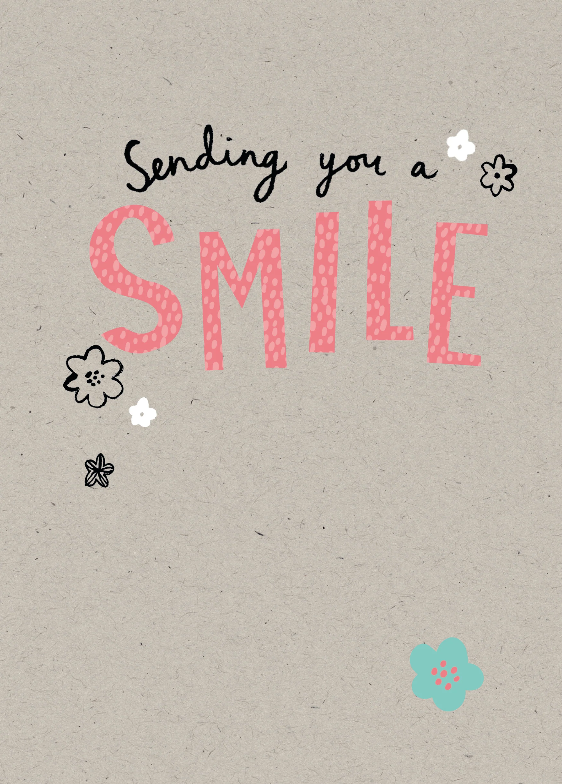Personalised Thinking of You Encouragement Card