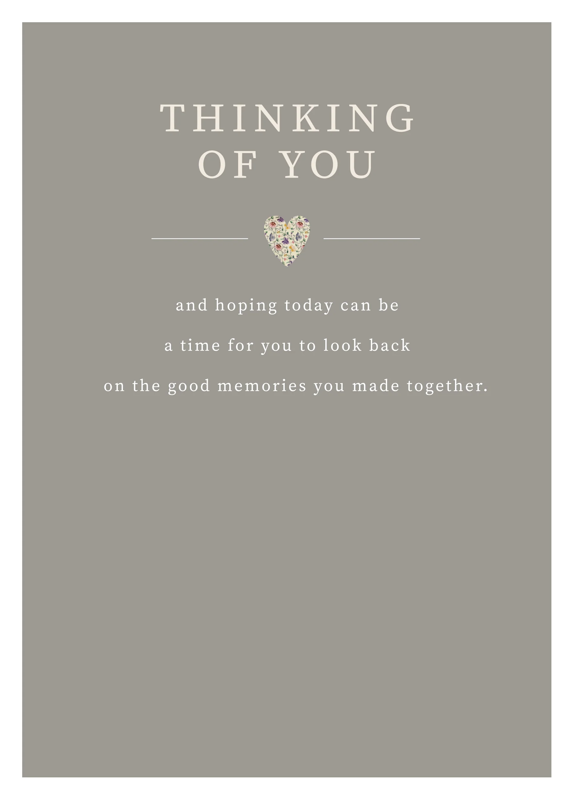 Personalised Thinking Of You Father's Day Card