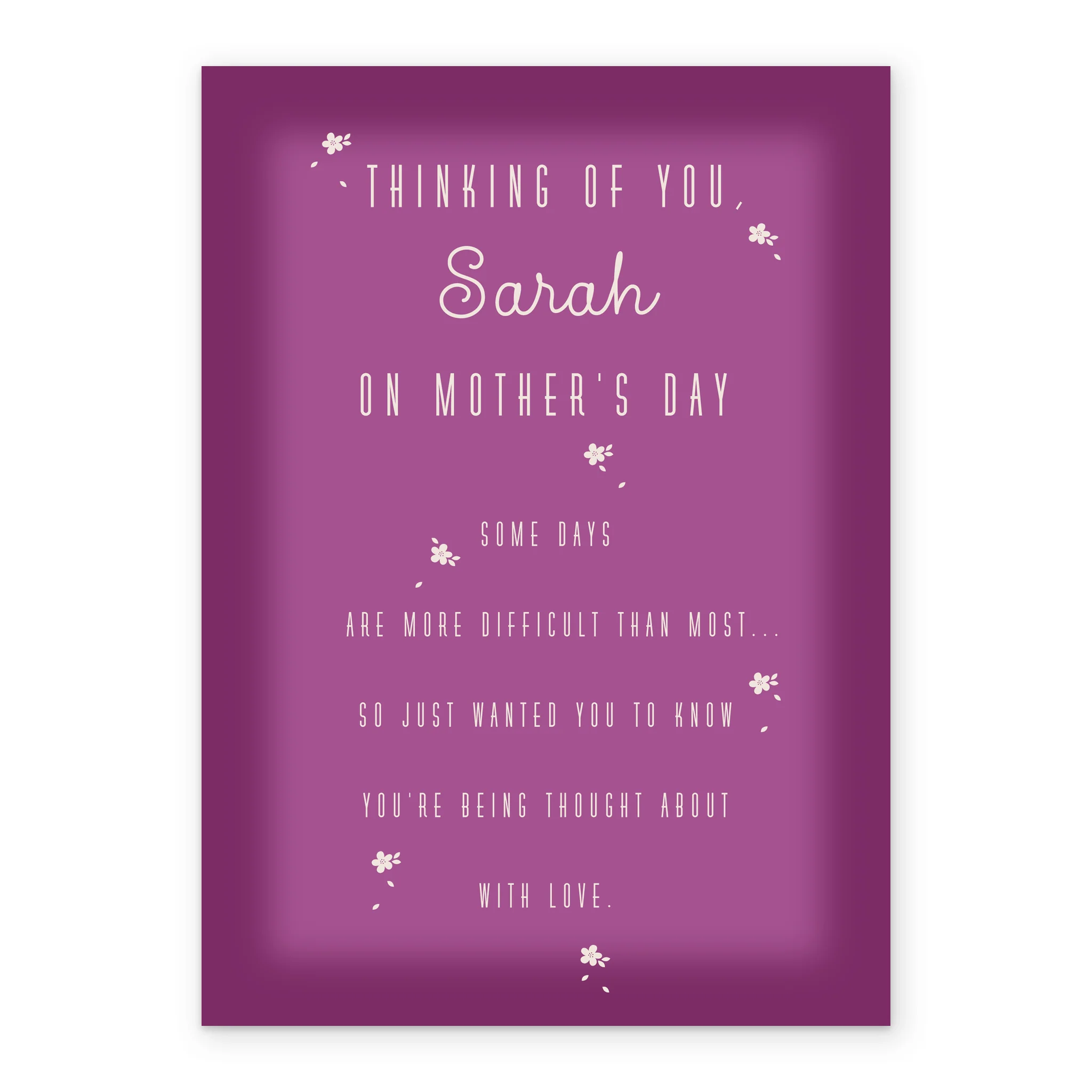 Personalised Thinking Of You On Mother's Day Card - Image 2