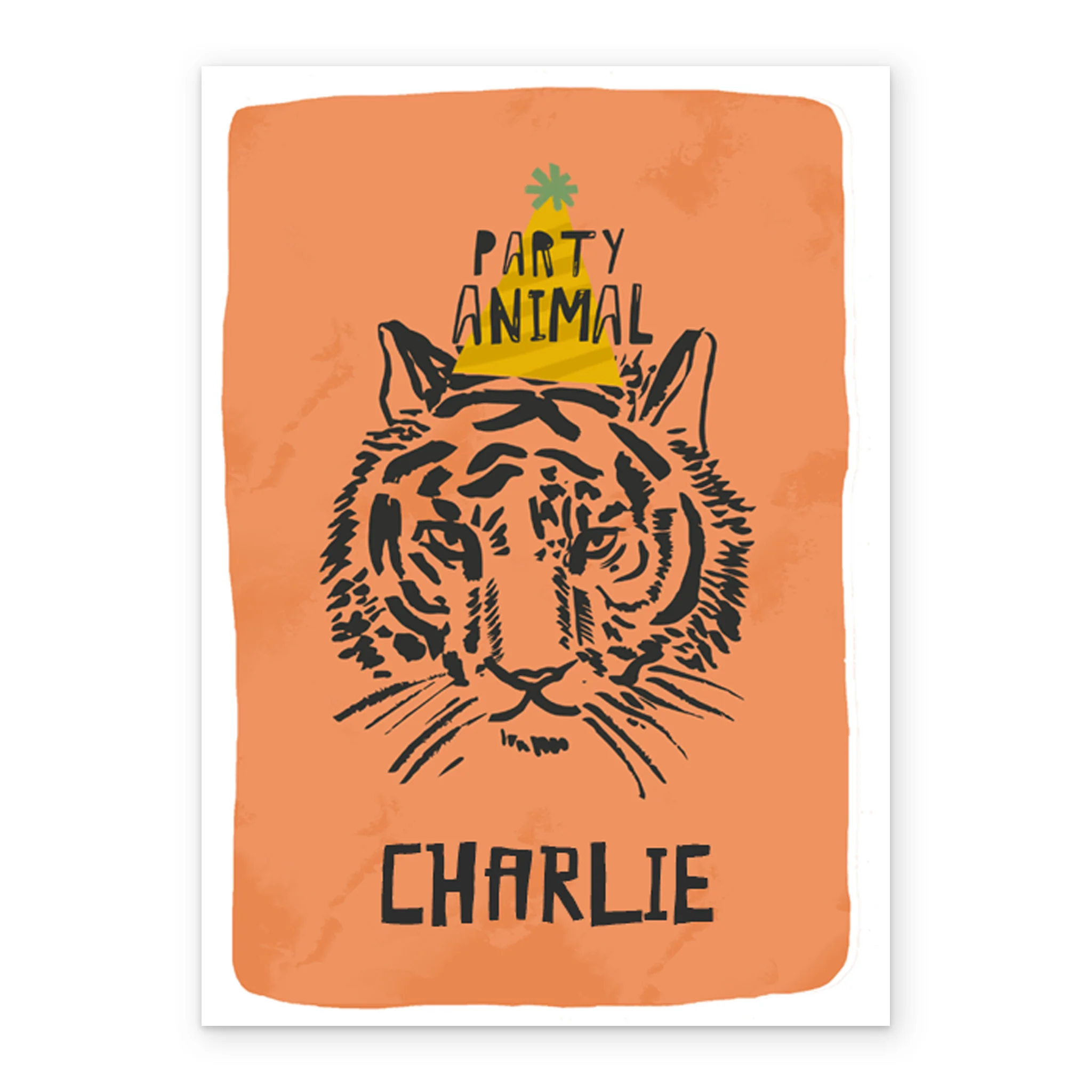 Personalised Tiger Son Birthday Card - Image 2