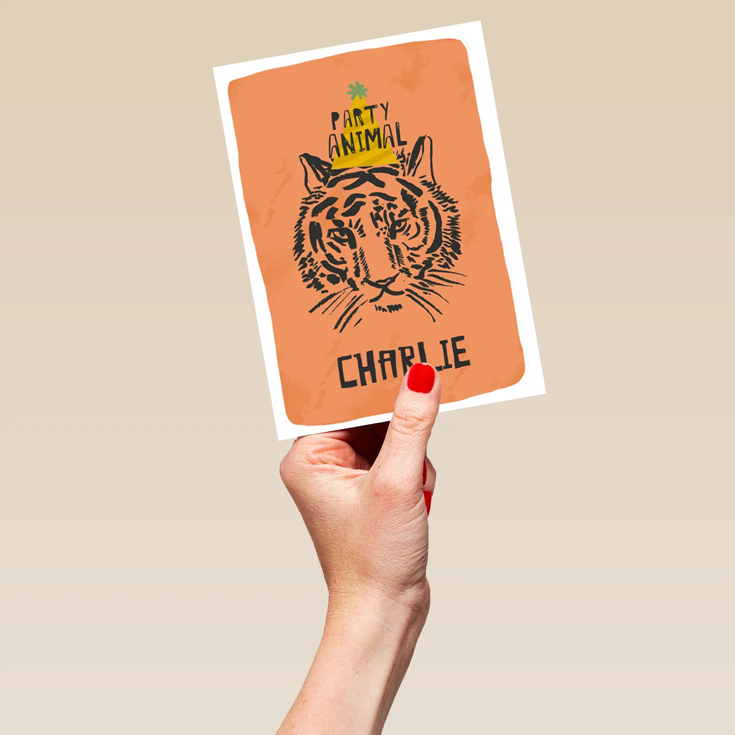 Personalised Tiger Son Birthday Card - Image 5