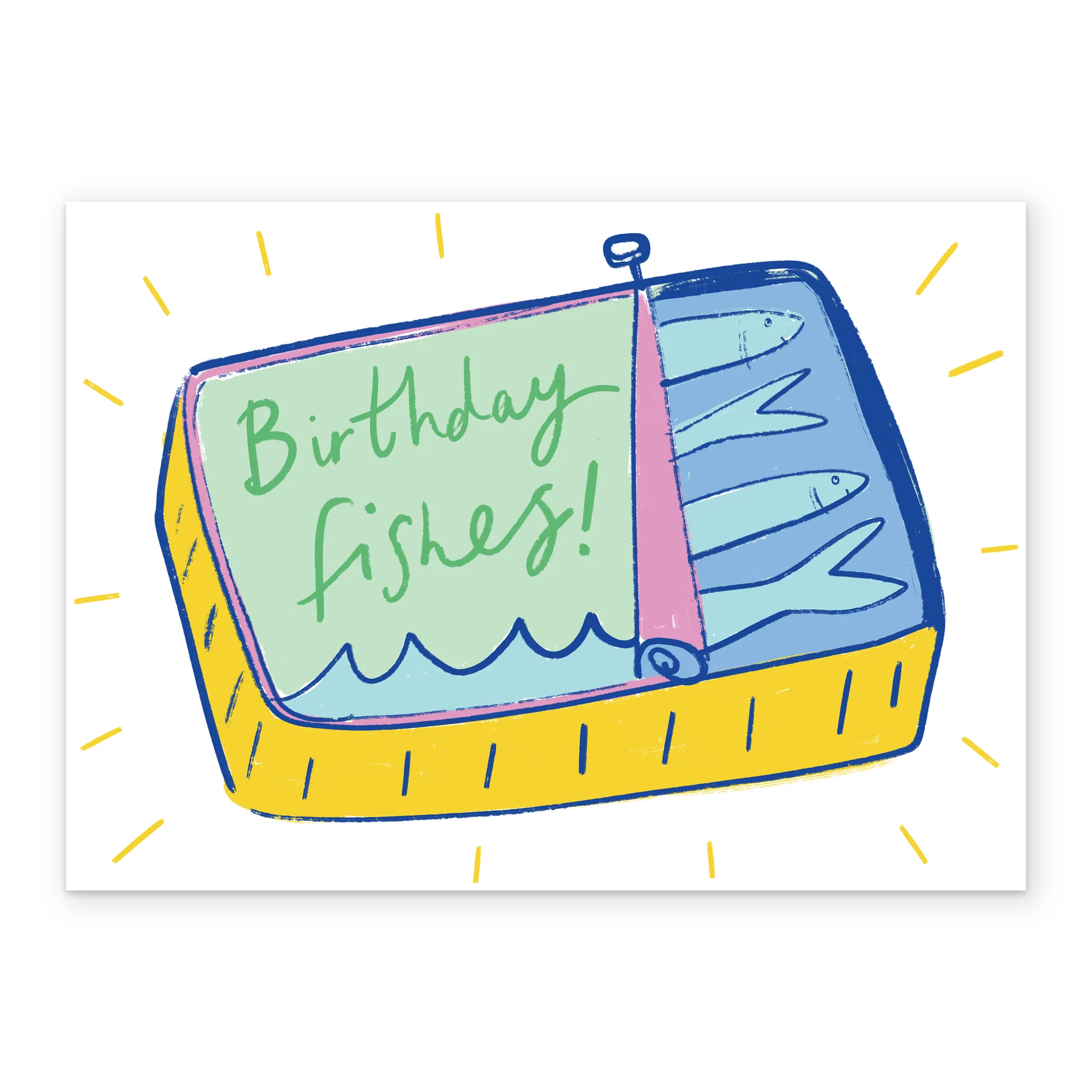 Personalised Tin of Sardines Birthday Card - Image 2