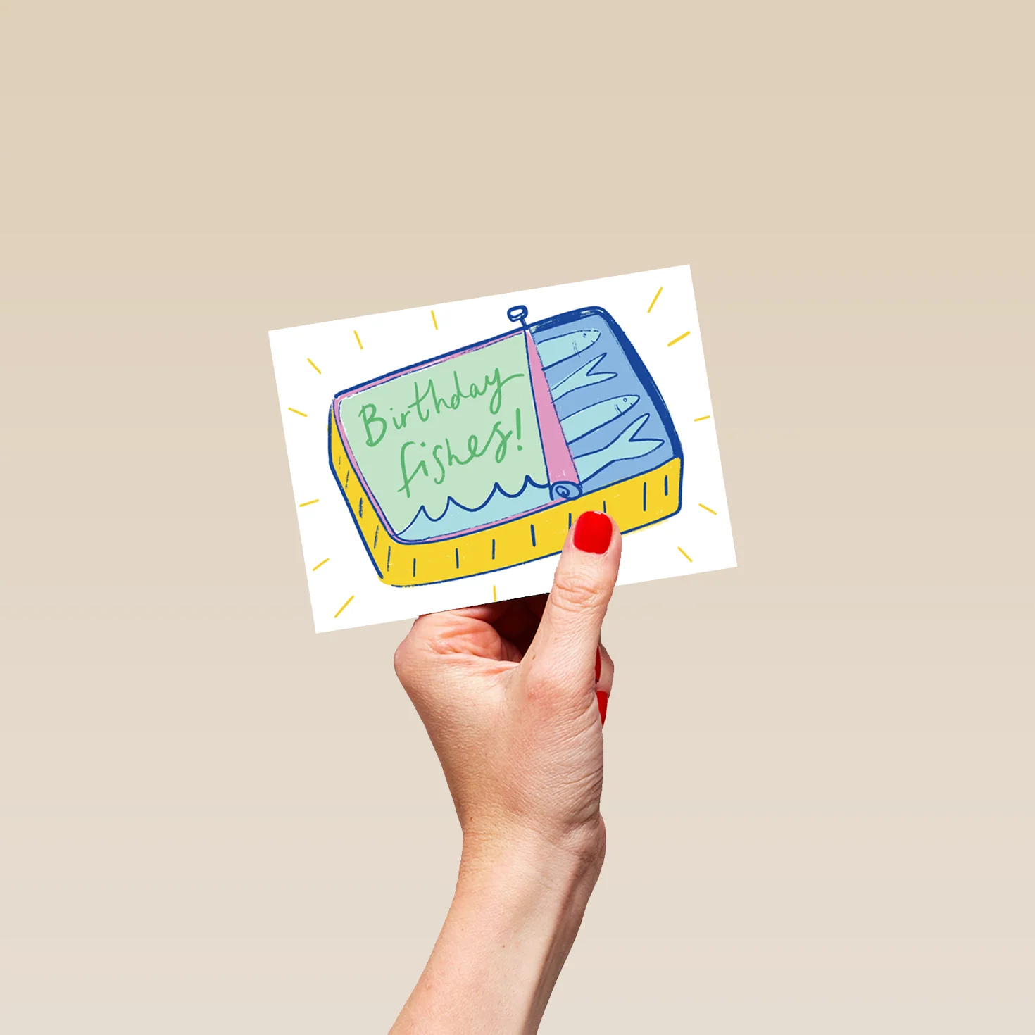 Personalised Tin of Sardines Birthday Card - Image 4