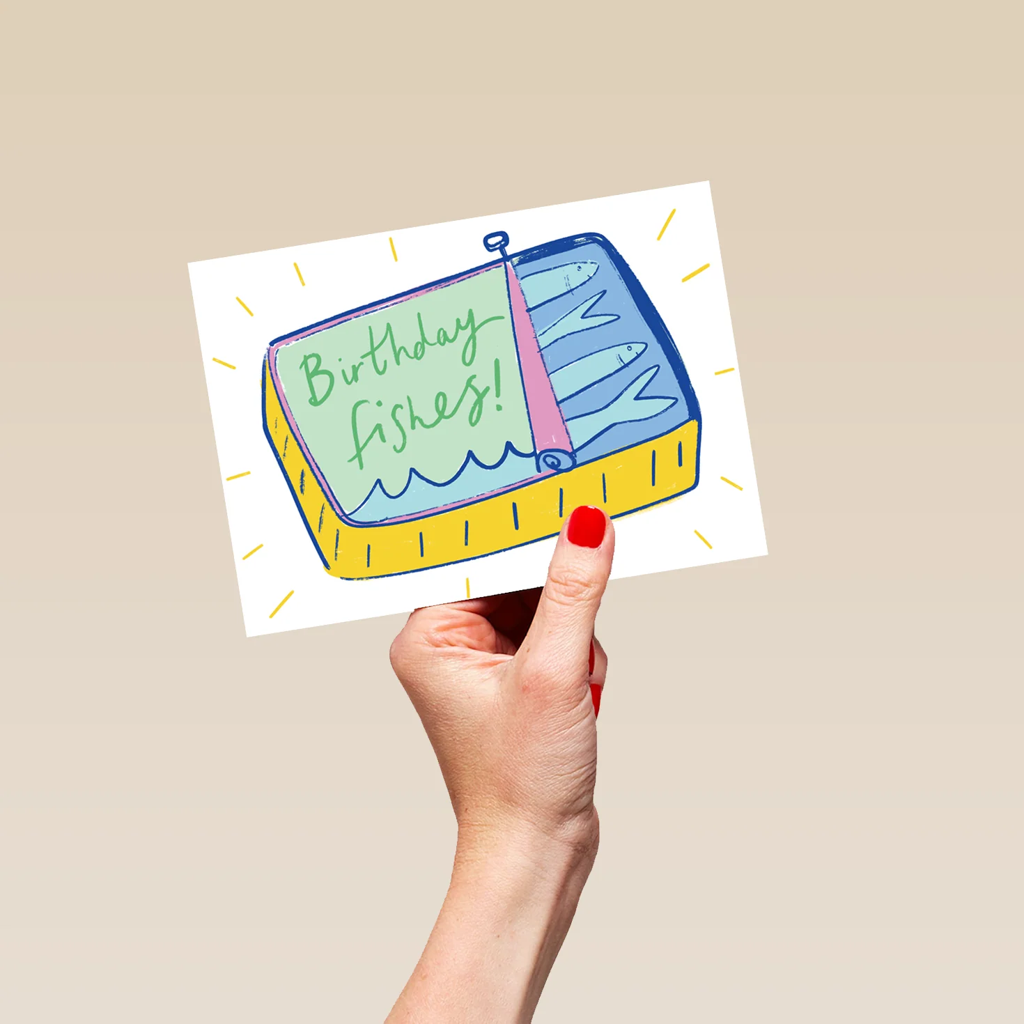 Personalised Tin of Sardines Birthday Card - Image 5