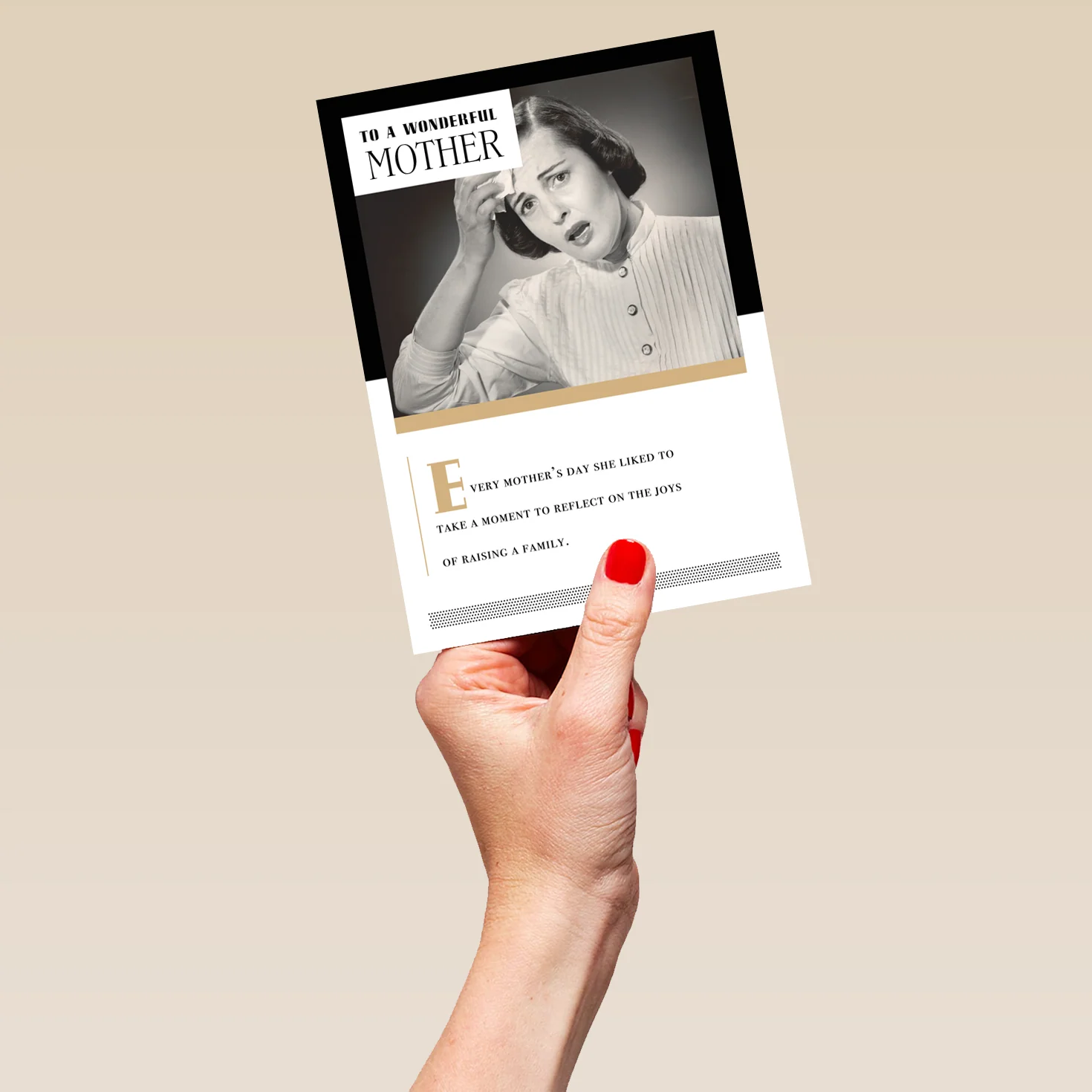 Personalised To A Wonderful Mother Funny Mother's Day Photo Upload Card - Image 5