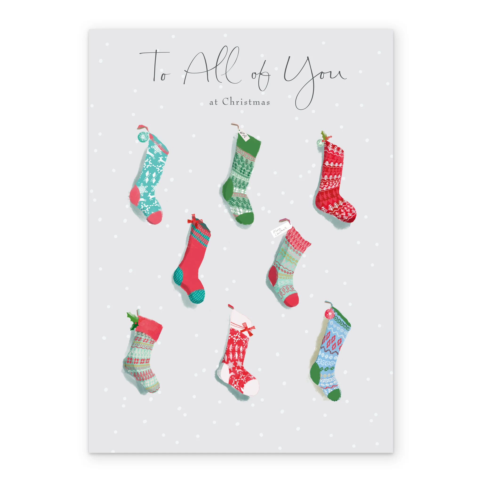 Personalised To All Of You Family Christmas Lucy Cromwell Card - Image 2