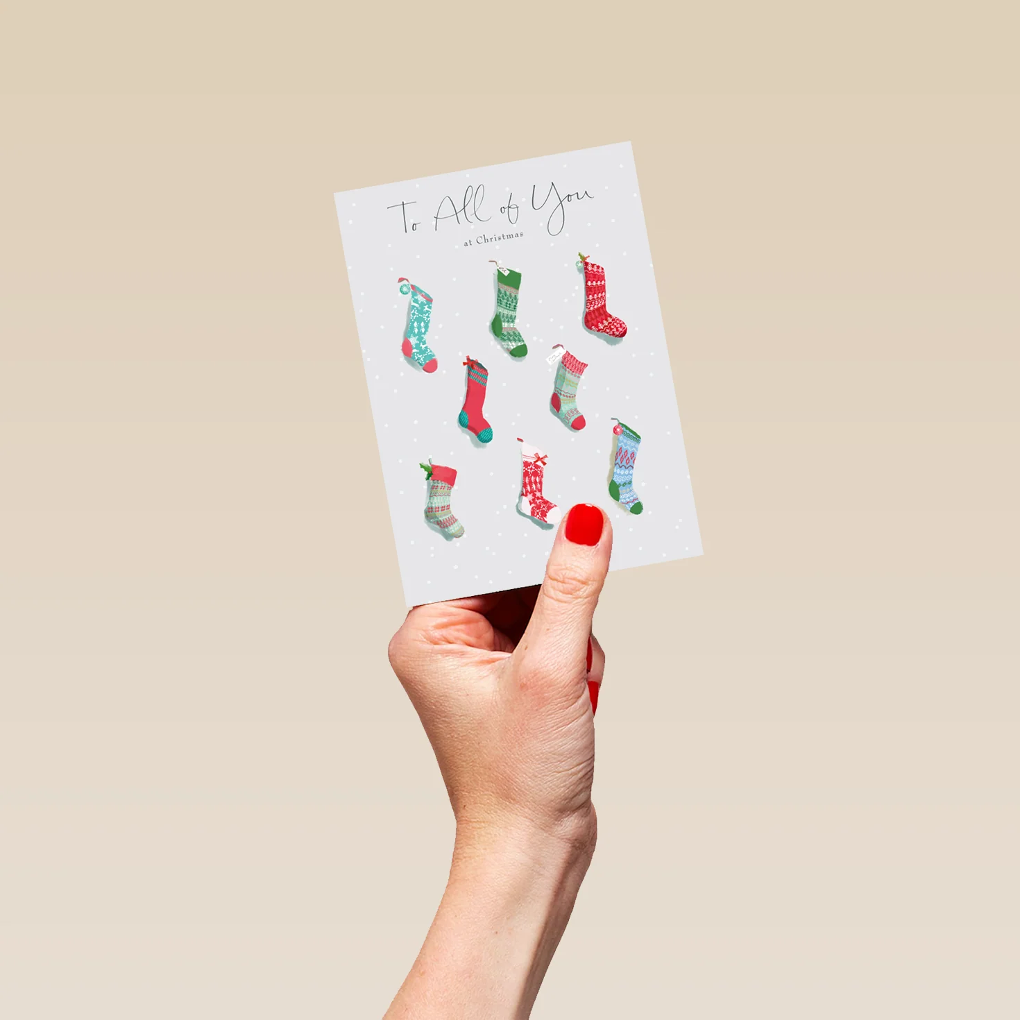 Personalised To All Of You Family Christmas Lucy Cromwell Card - Image 4