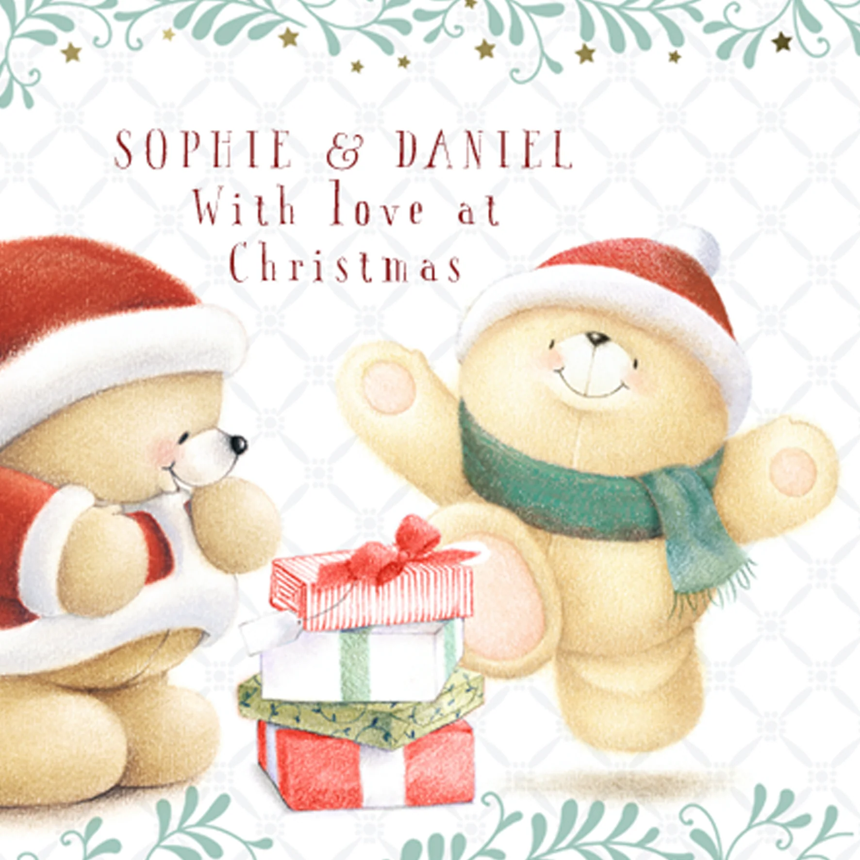 Personalised To Both Of You Forever Friends Gifts Christmas Card