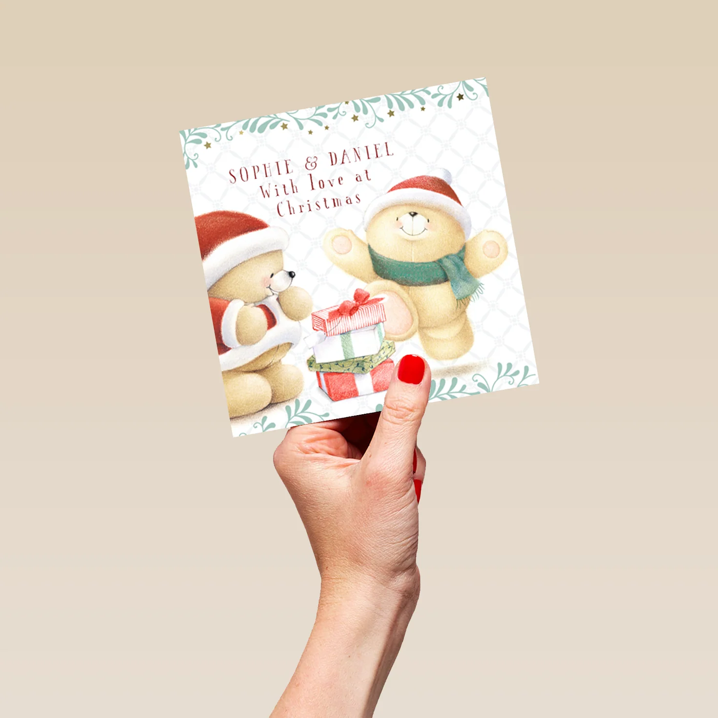 Personalised To Both Of You Forever Friends Gifts Christmas Card - Image 5