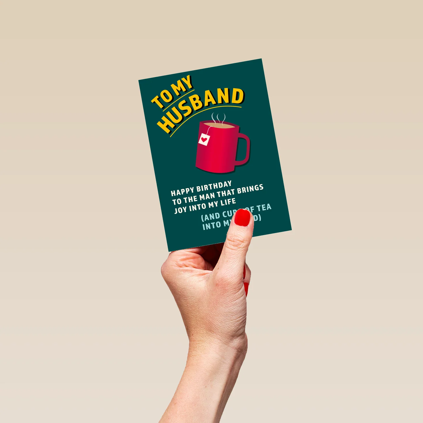 Personalised To My Husband Funny Happy Birthday Card - Image 4