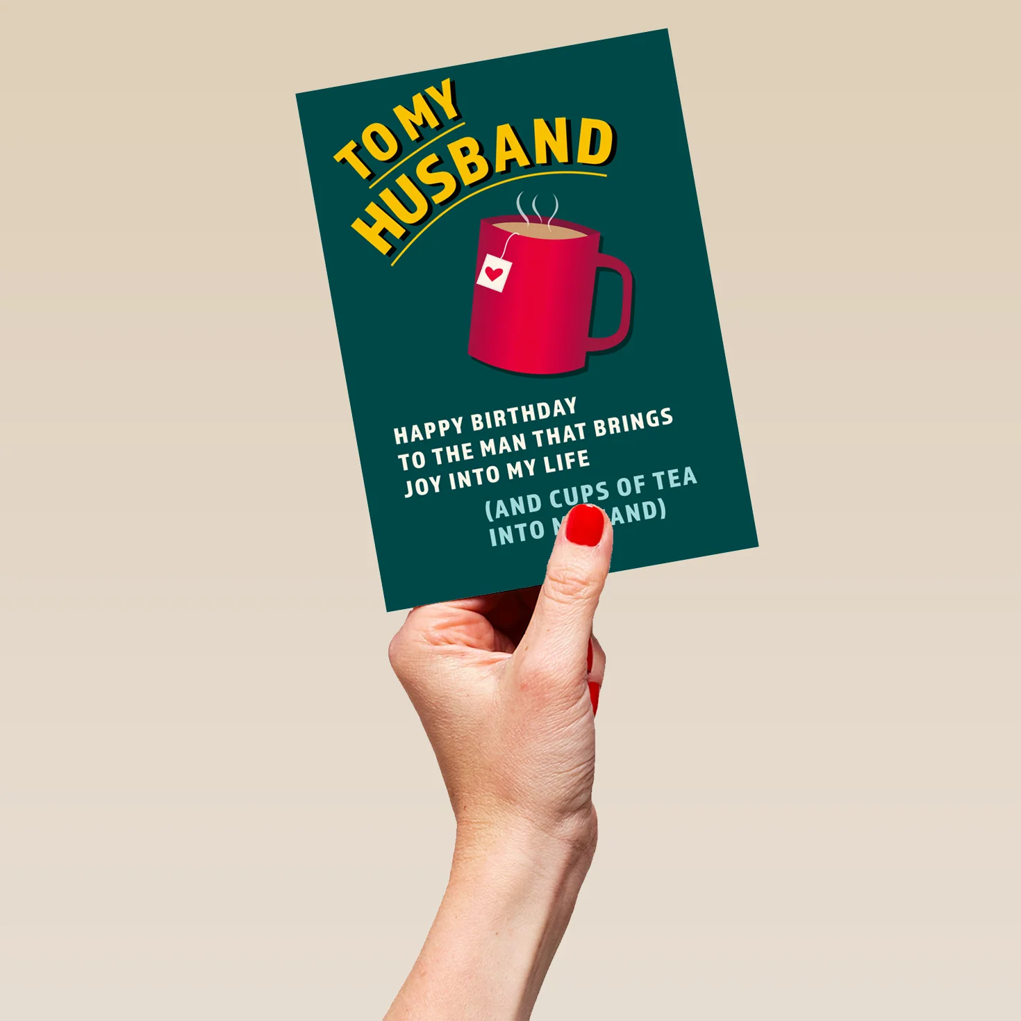 Personalised To My Husband Funny Happy Birthday Card - Image 5