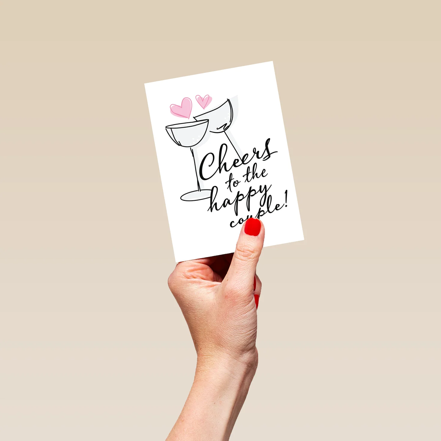 Personalised To The Happy Couple Card - Image 4