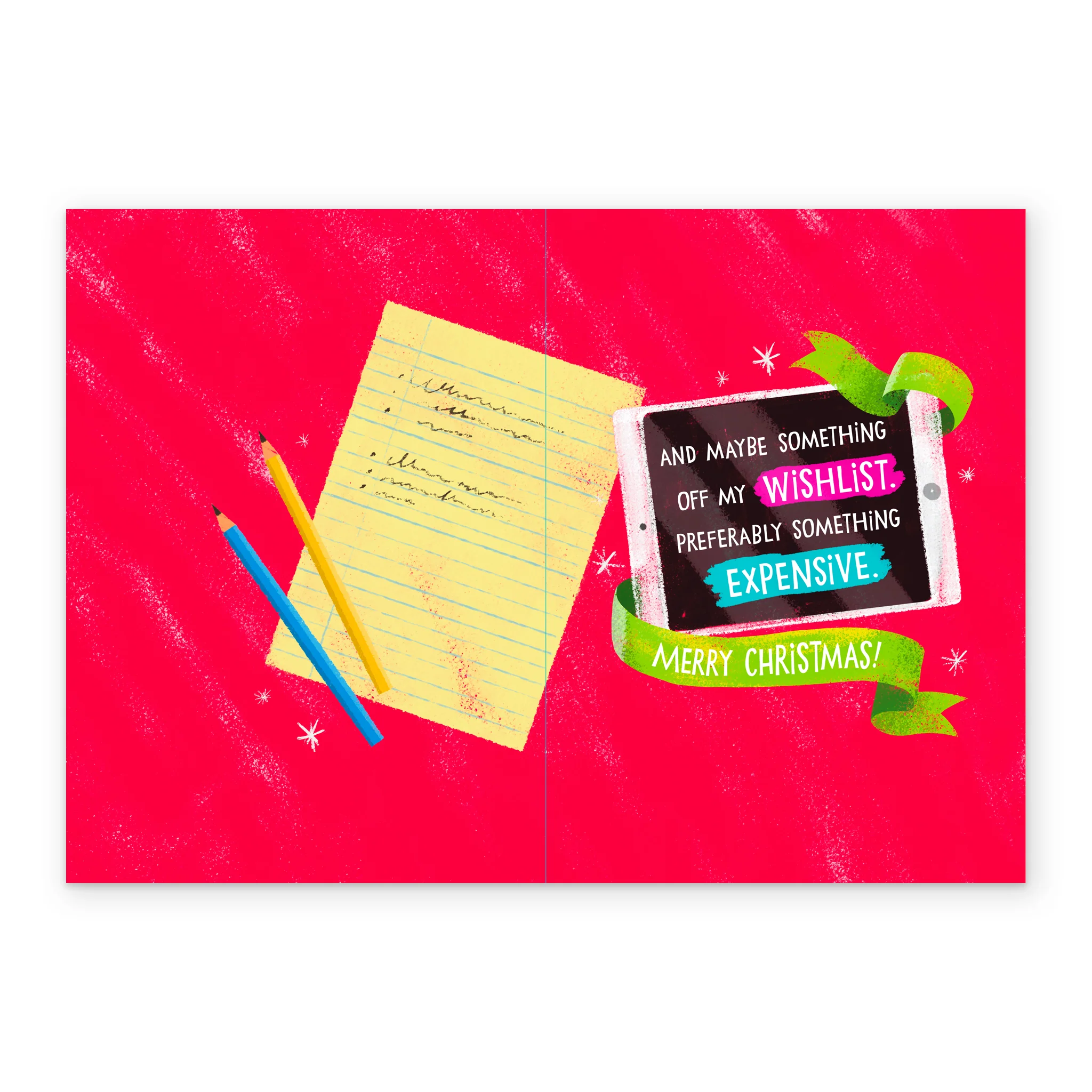 Personalised To The One I Love All I Want Is You Christmas Card - Image 3