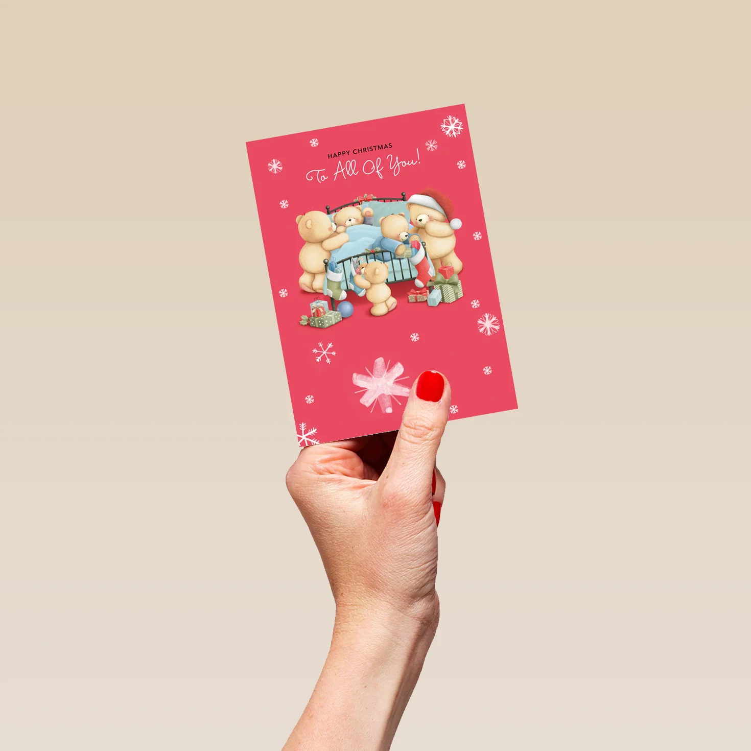 Personalised To You All Family Forever Friends Christmas Card - Image 4