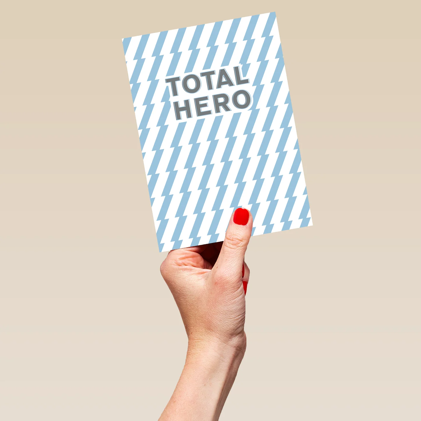 Personalised Total Hero Contemporary Pattern Birthday Card For Dad - Image 5