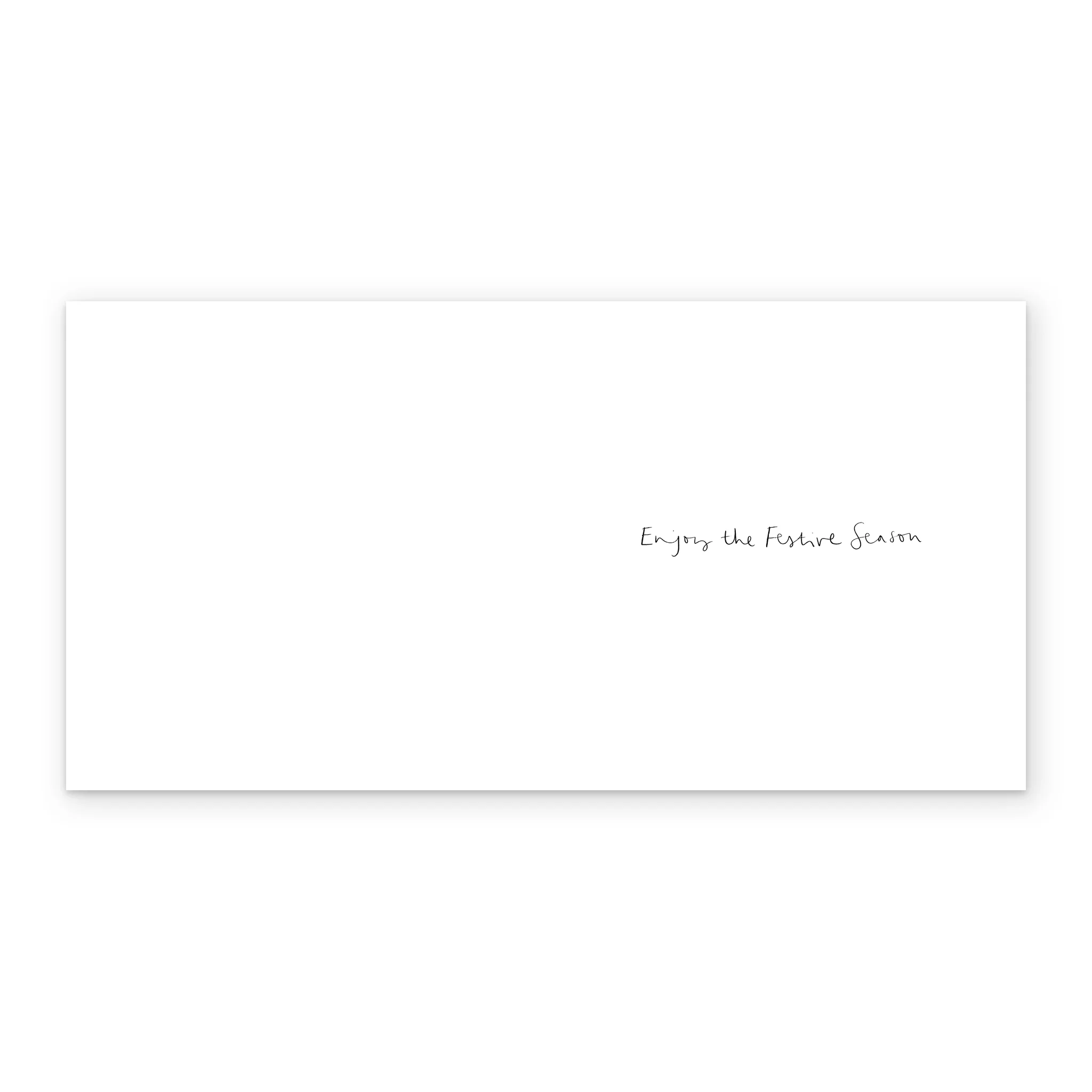 Personalised Traditional Christmas Garland Foliage Stocking Card - Image 3