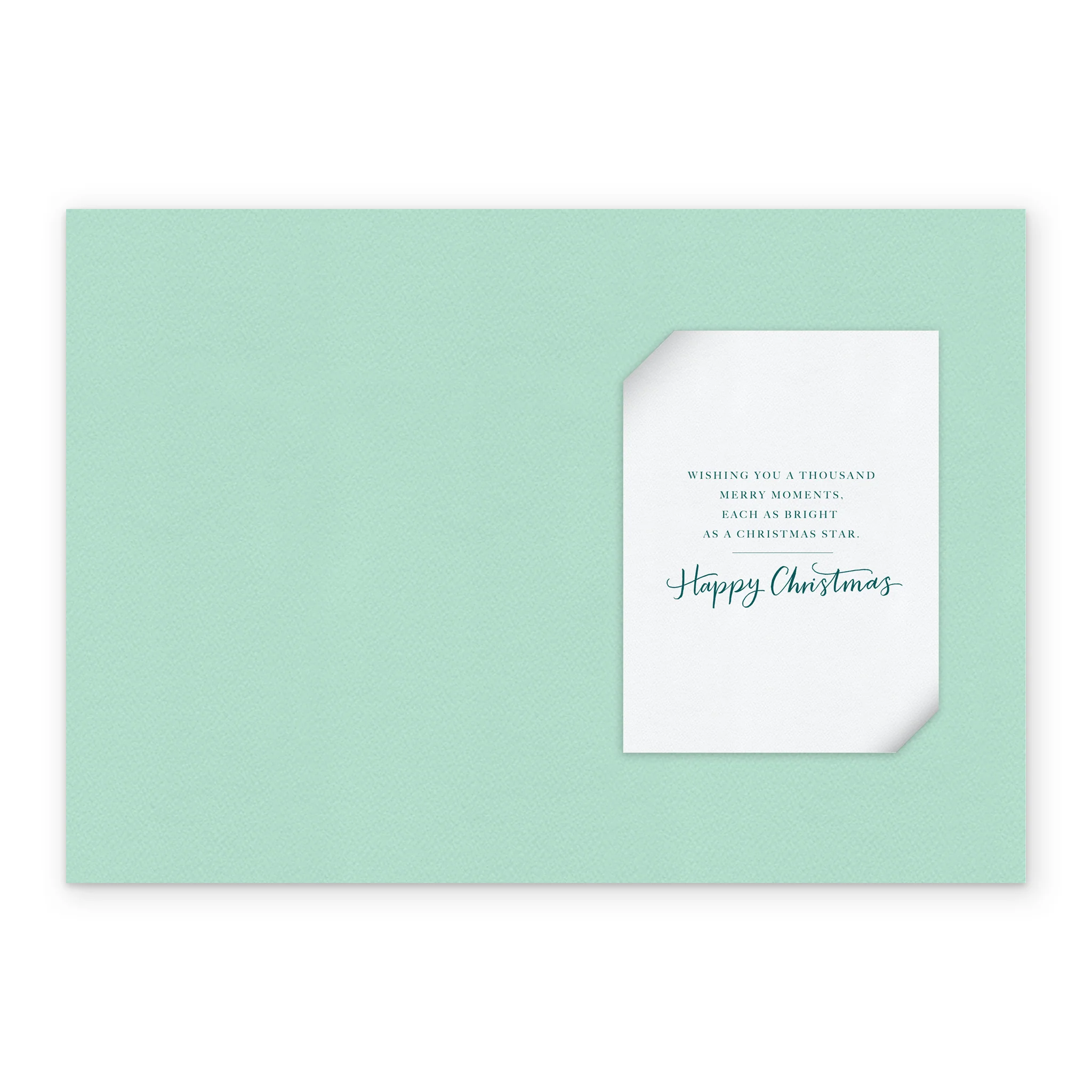 Personalised Traditional Christmas Green Star & Bauble To Both Card - Image 3