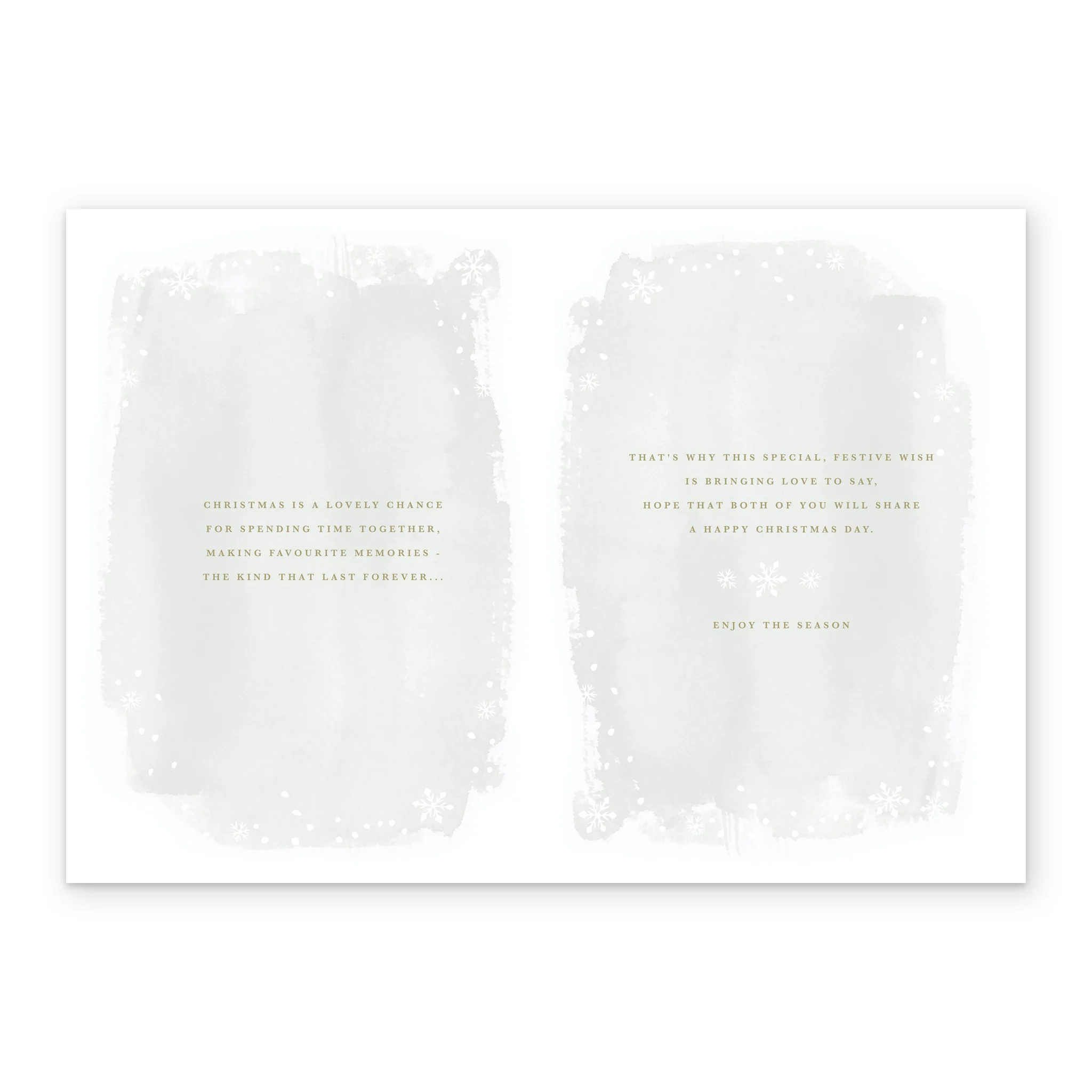Personalised Traditional Christmas Illustrated Couple To Both Card - Image 3