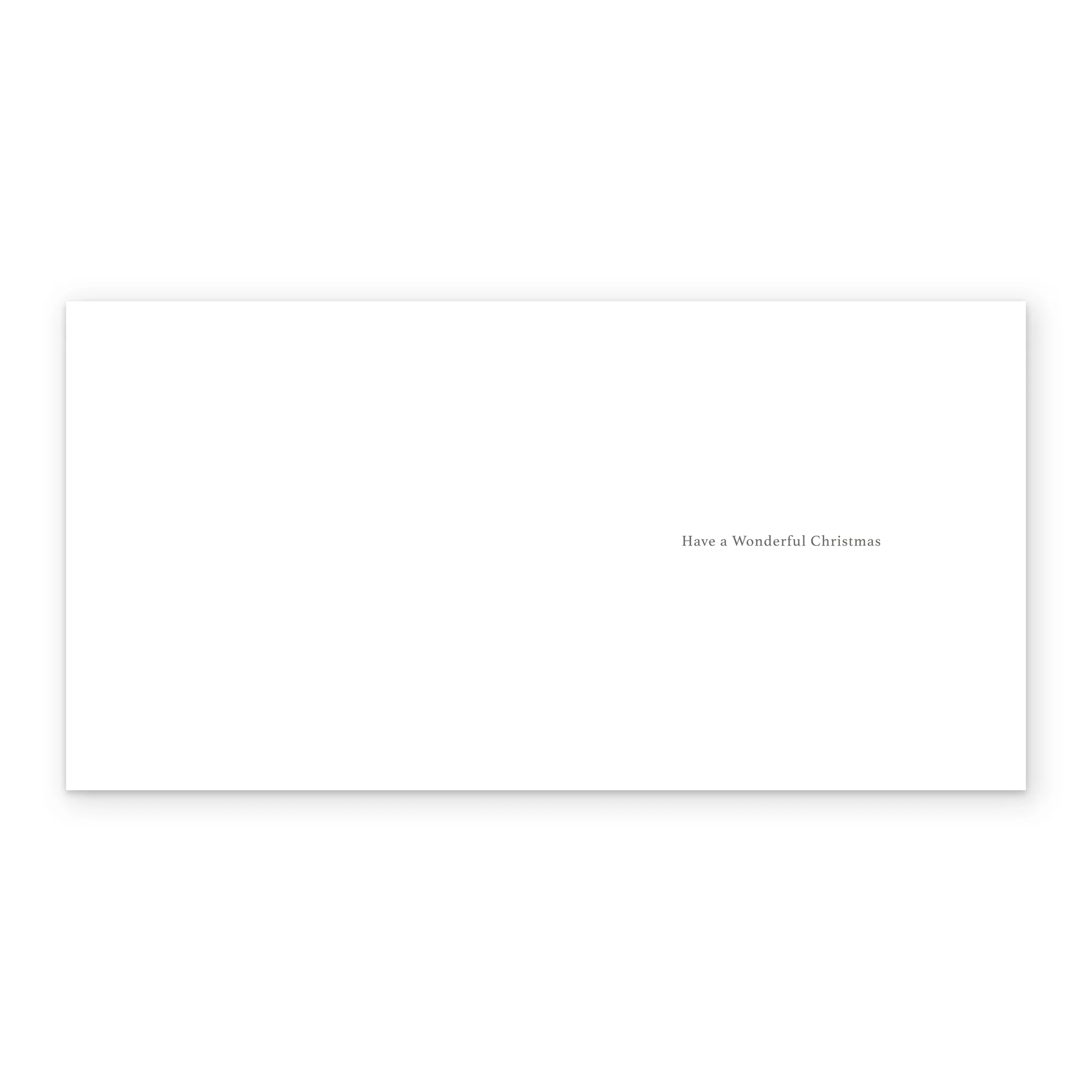 Personalised Traditional Christmas Snowy Village Scene Card - Image 3