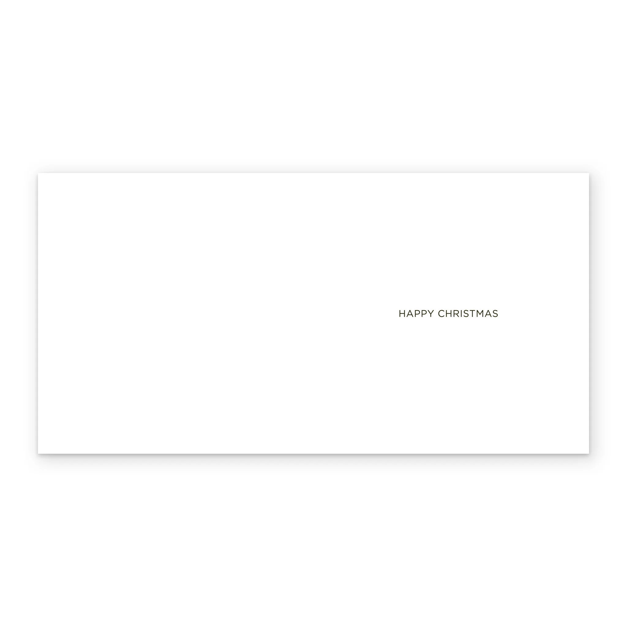 Personalised Traditional Christmas Winter Scene Postbox Card - Image 3