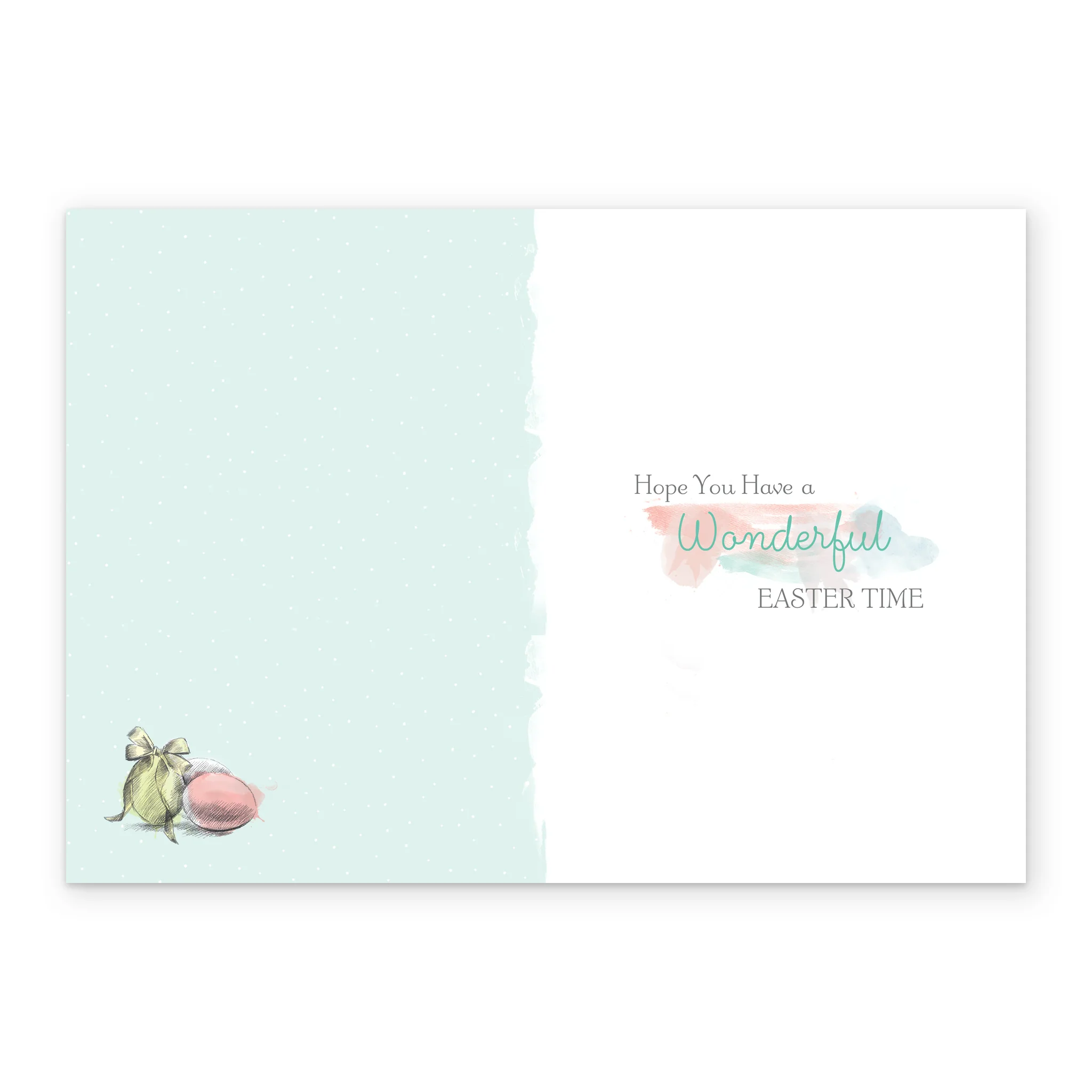 Personalised Traditional Egg Basket Easter Card - Image 3