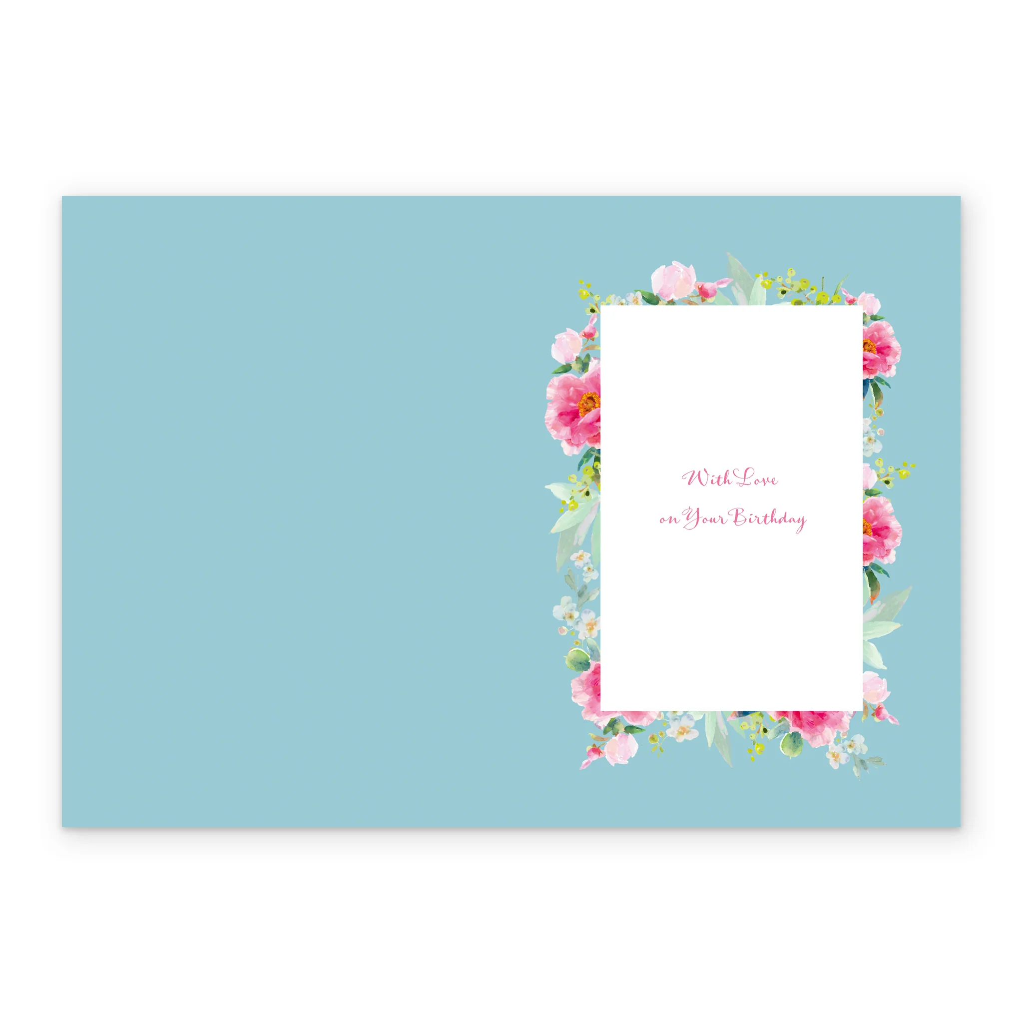 Personalised Traditional Floral Birthday Card For Nana - Image 3