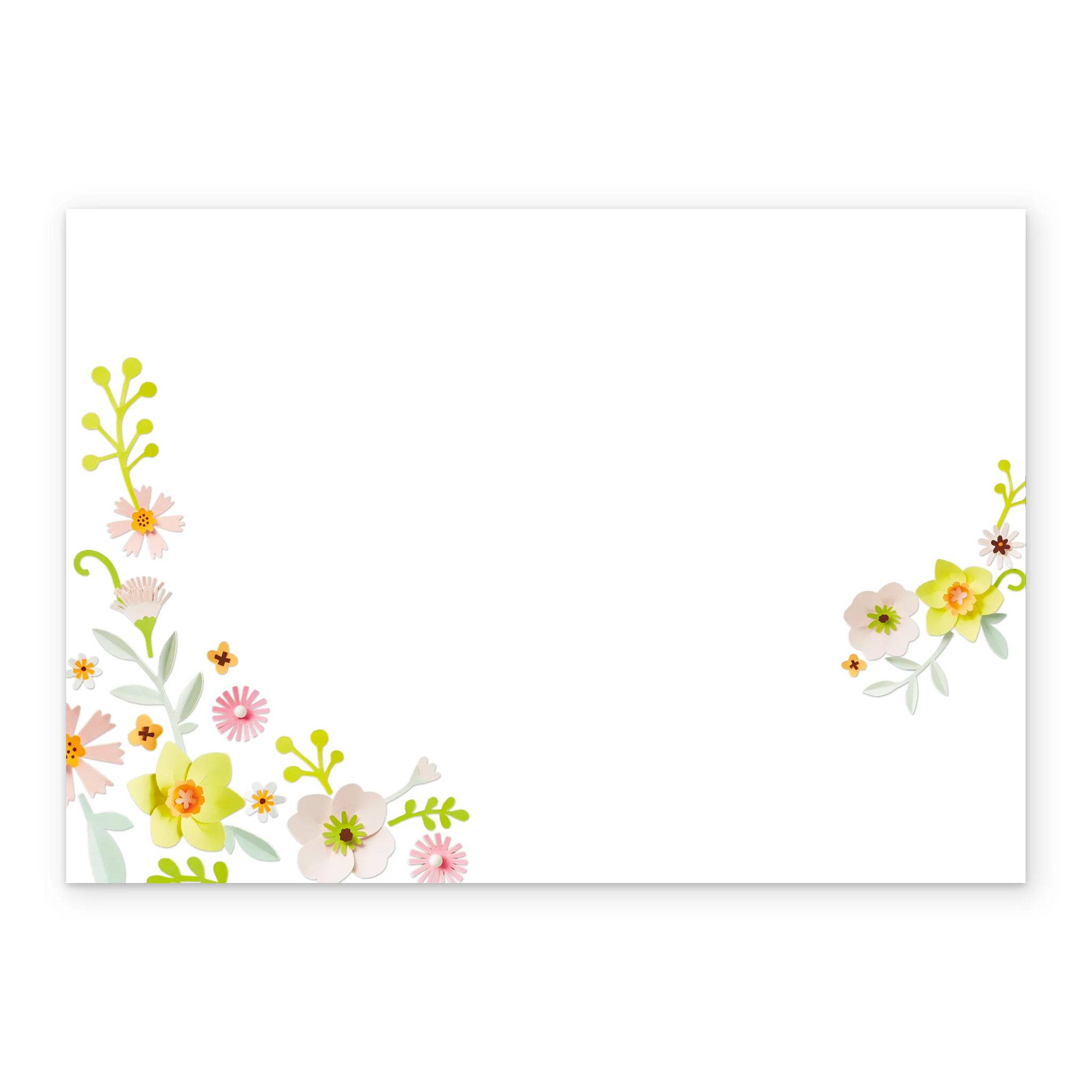 Personalised Traditional Floral Frame Photo Upload Easter Card - Image 3