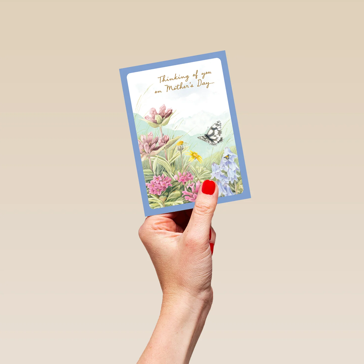 Personalised Traditional Floral Mother's Day Card - Image 4