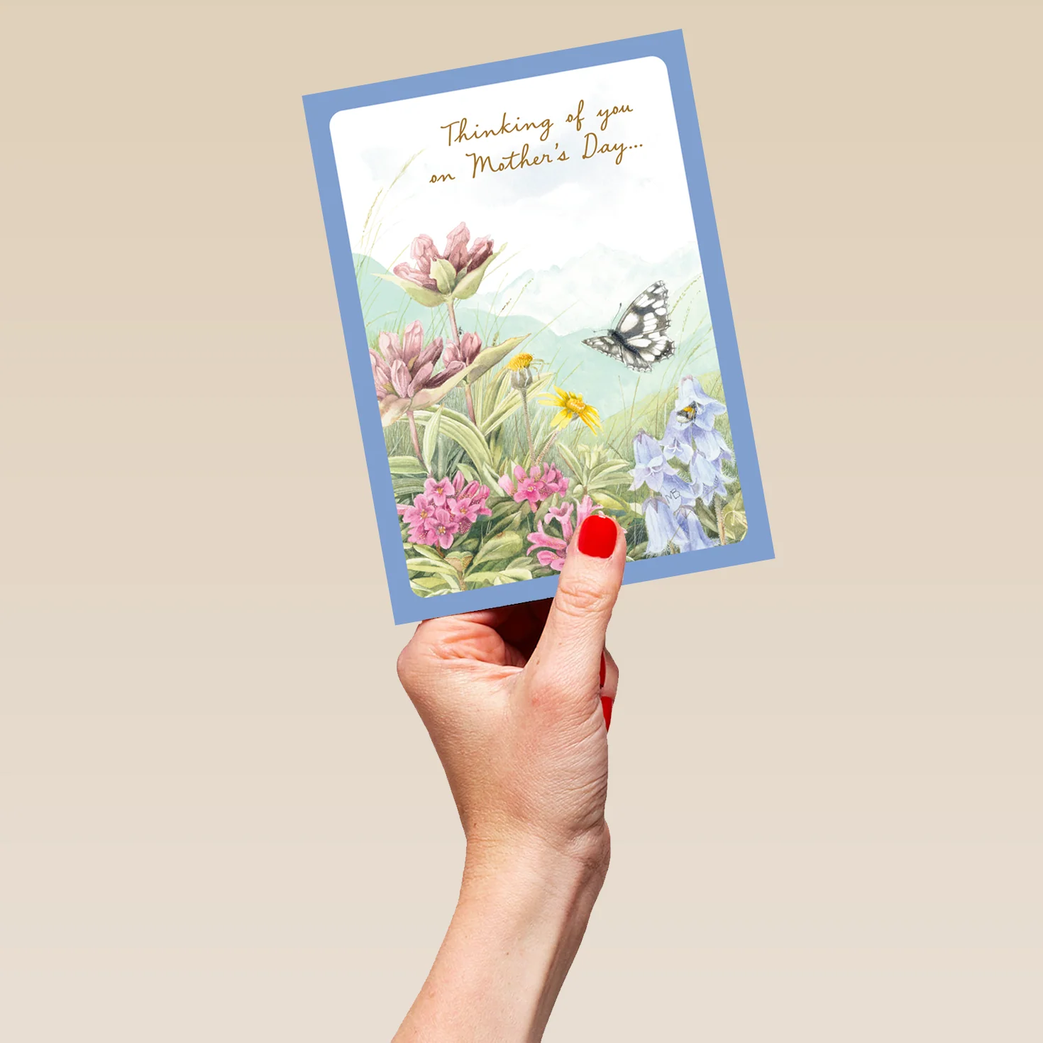 Personalised Traditional Floral Mother's Day Card - Image 5