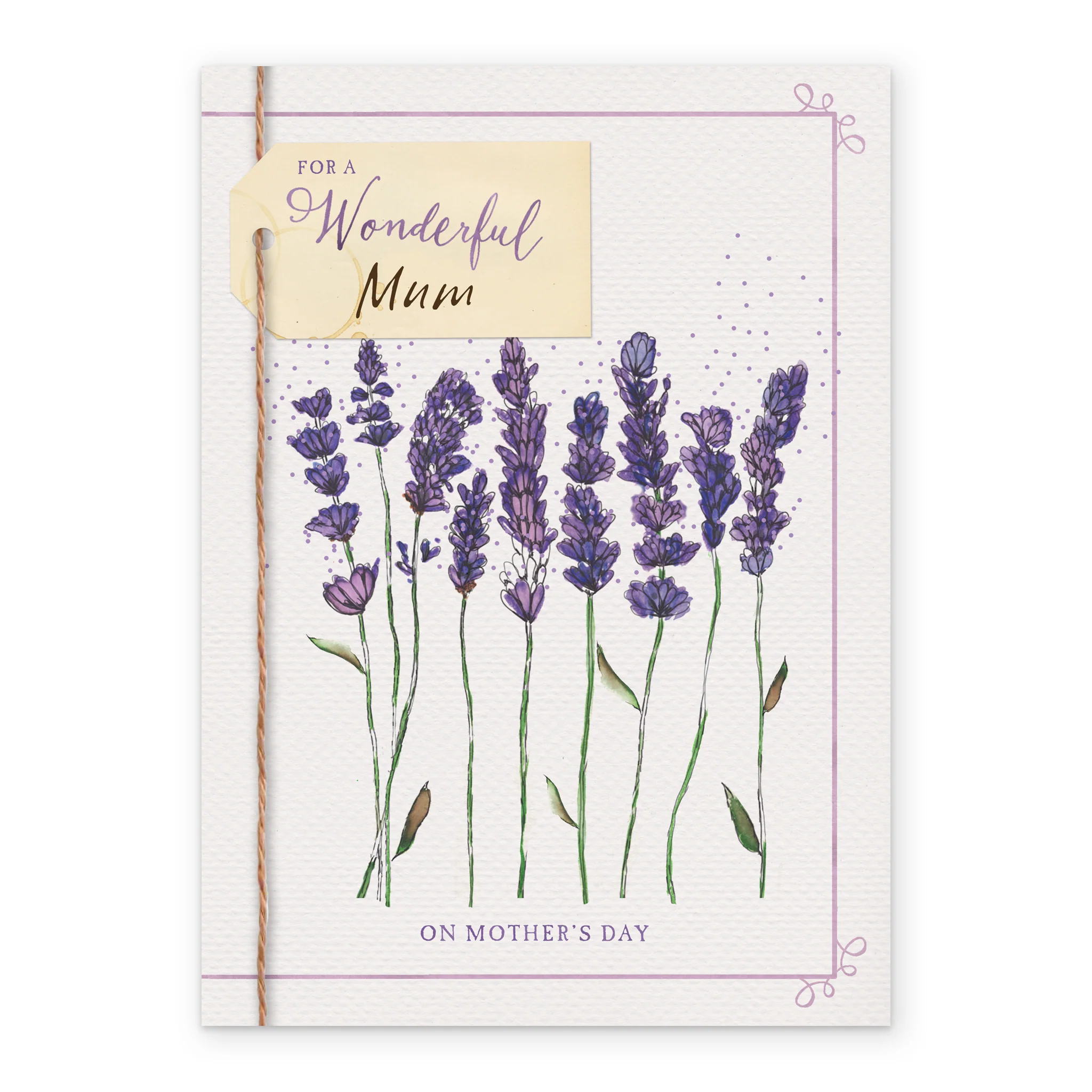 Personalised Traditional Flowers Illustration Mother's Day Card For Mum - Image 2