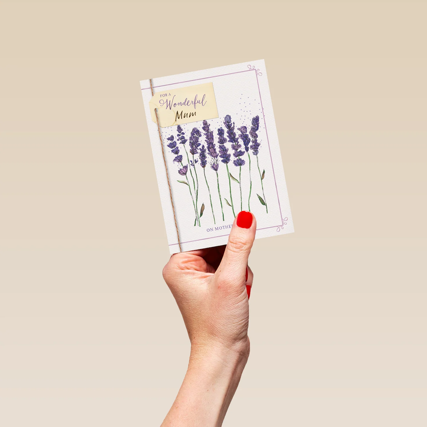 Personalised Traditional Flowers Illustration Mother's Day Card For Mum - Image 4
