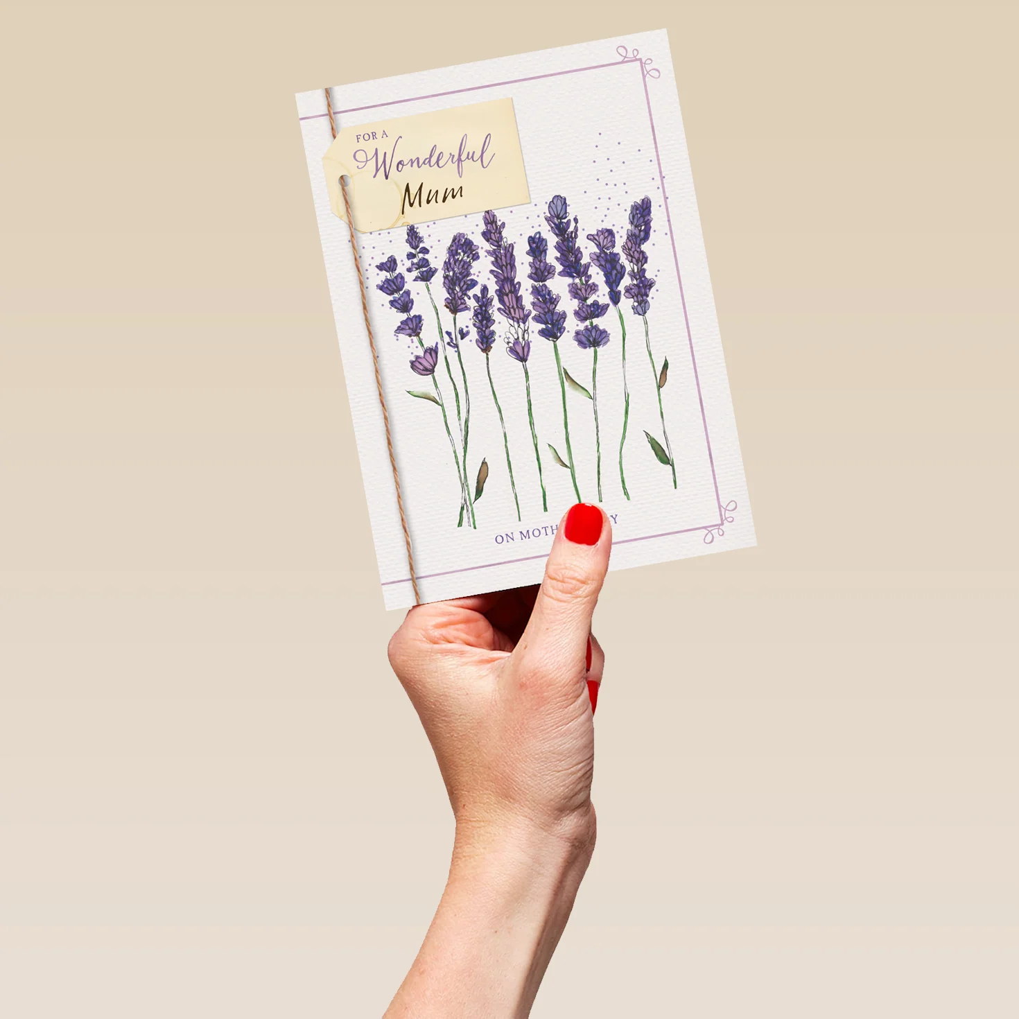 Personalised Traditional Flowers Illustration Mother's Day Card For Mum - Image 5