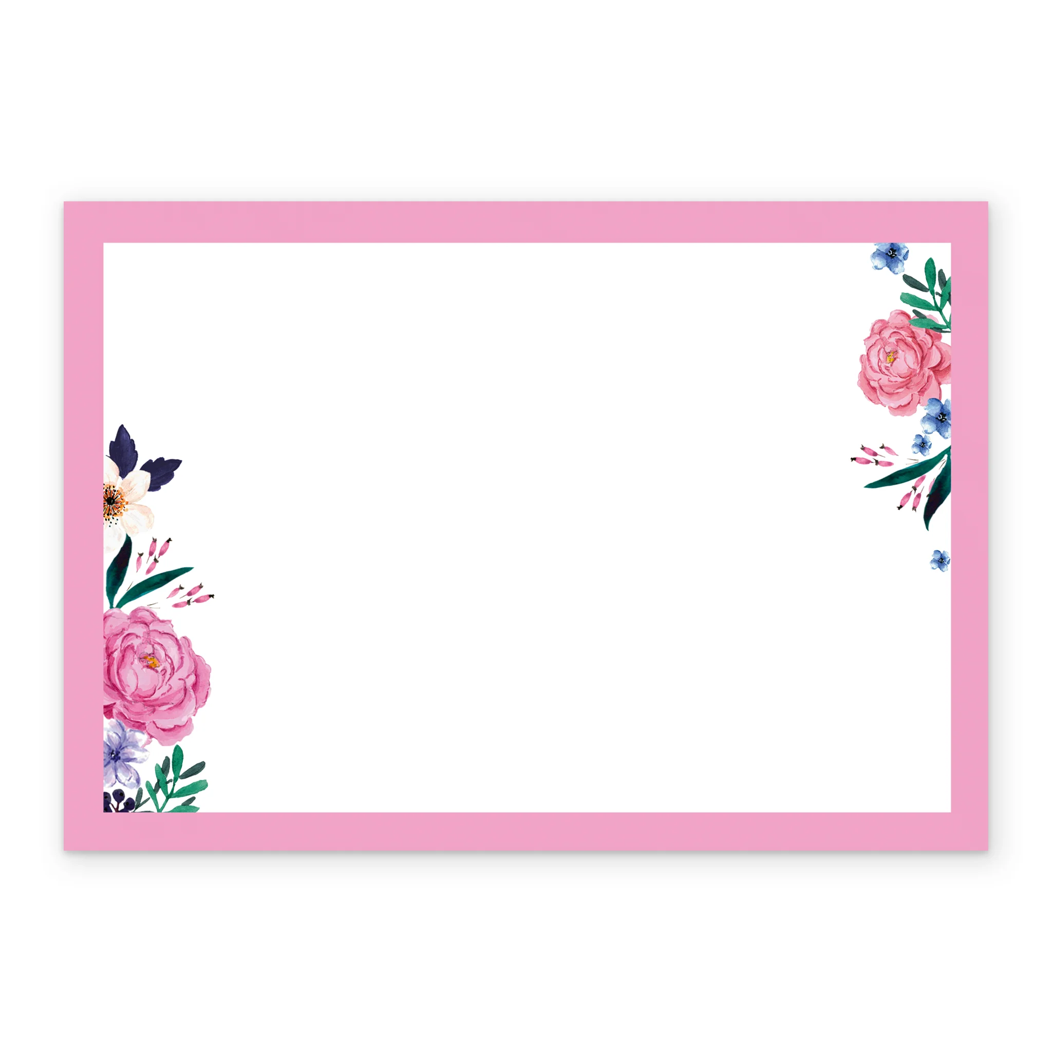 Personalised Traditional Heart Floral Wreath Mother's Day Card For Mum From Both - Image 3