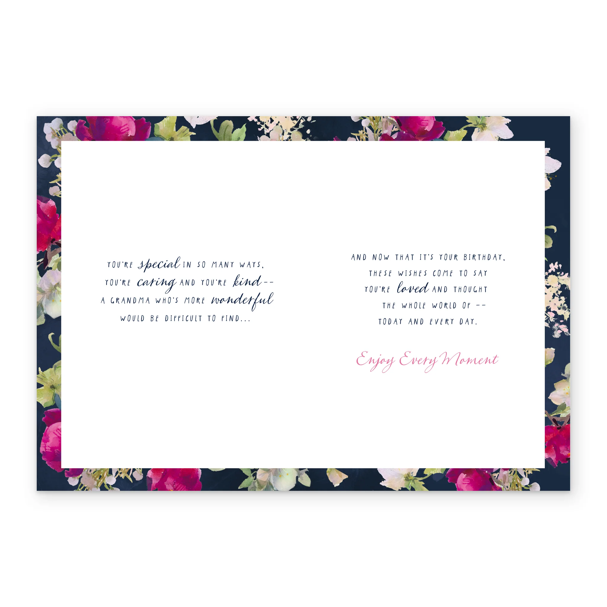 Personalised Traditional Roses Birthday Card For Grandma - Image 3