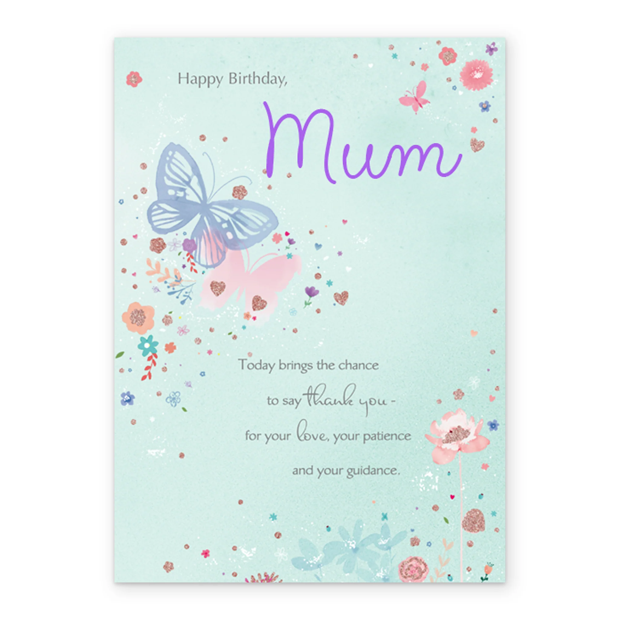 Personalised Traditional Verse Mum Birthday Card - Image 2
