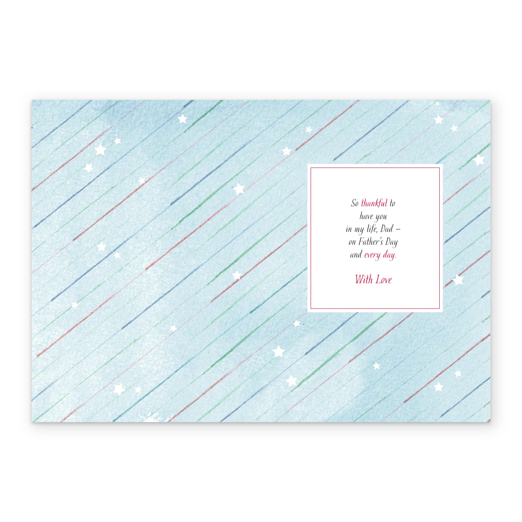 Personalised Traditional Written Father's Day Card - Image 3