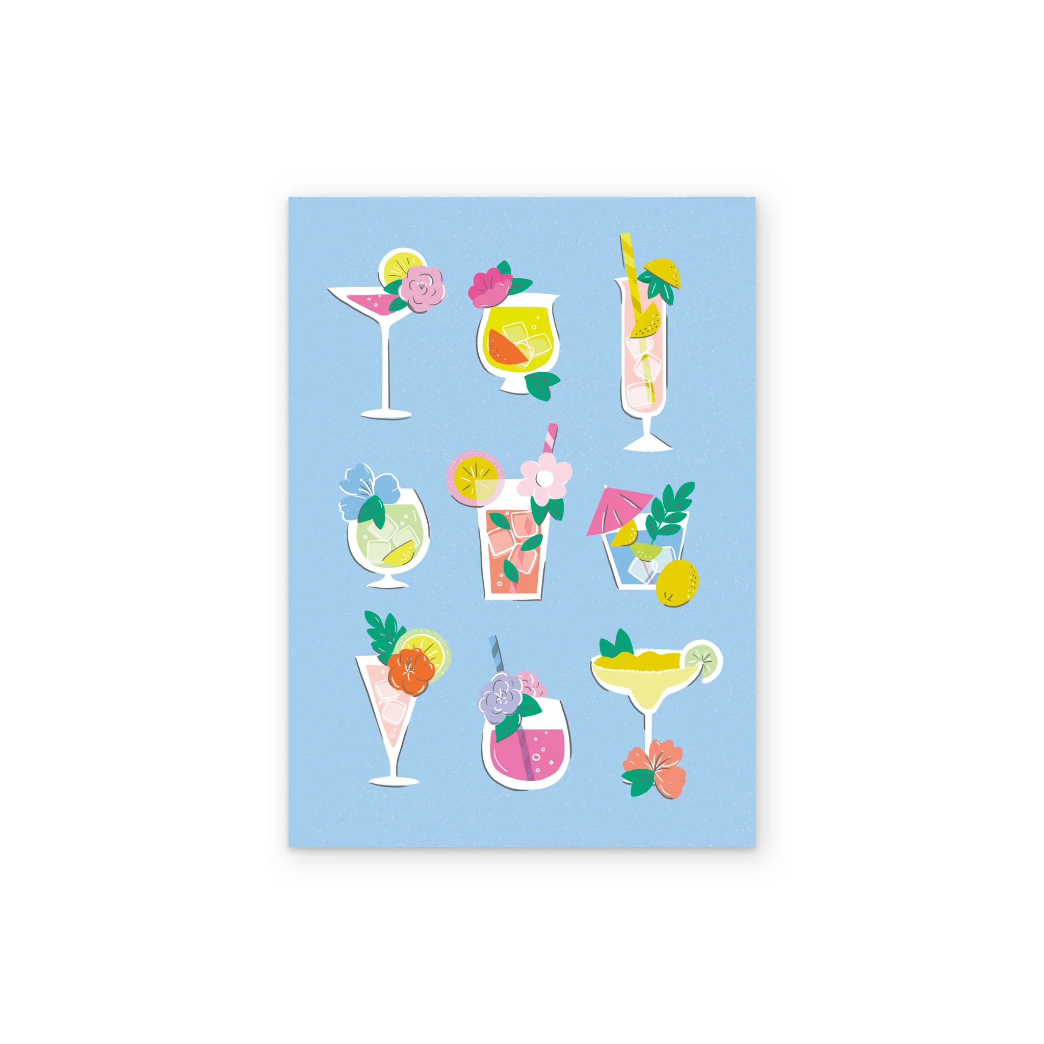 Personalised Tropical Cocktails Design Birthday Card - Image 2